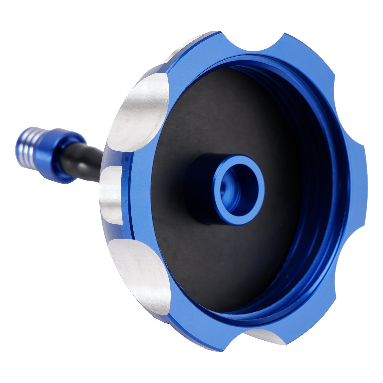 CNC Fuel Tank Cap w/Vent Blue For Suzuki DRZ125 RMZ250 DRZ LTZ 250 400 LTR450