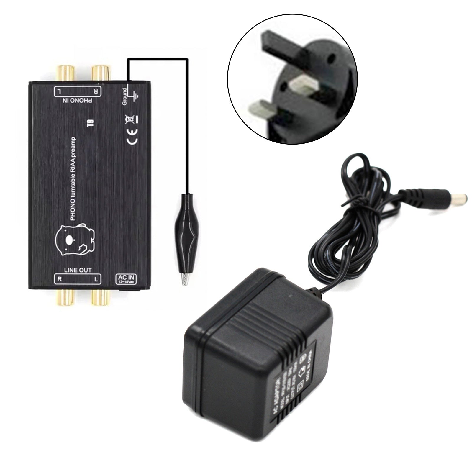 T11 Phono Preamp Preamplifier MM Phono Preamp Turntable Stereo Phonograph Preamp