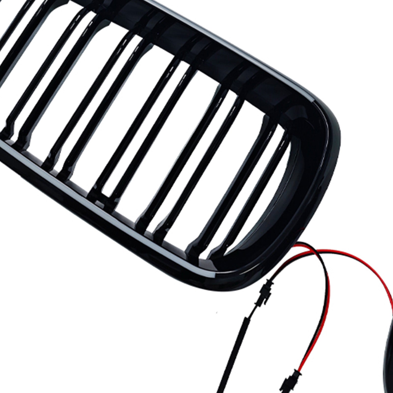 Double Slat Front Bumper Kidney Grille Fit BMW X5/X6 F15/F16 2013-2018