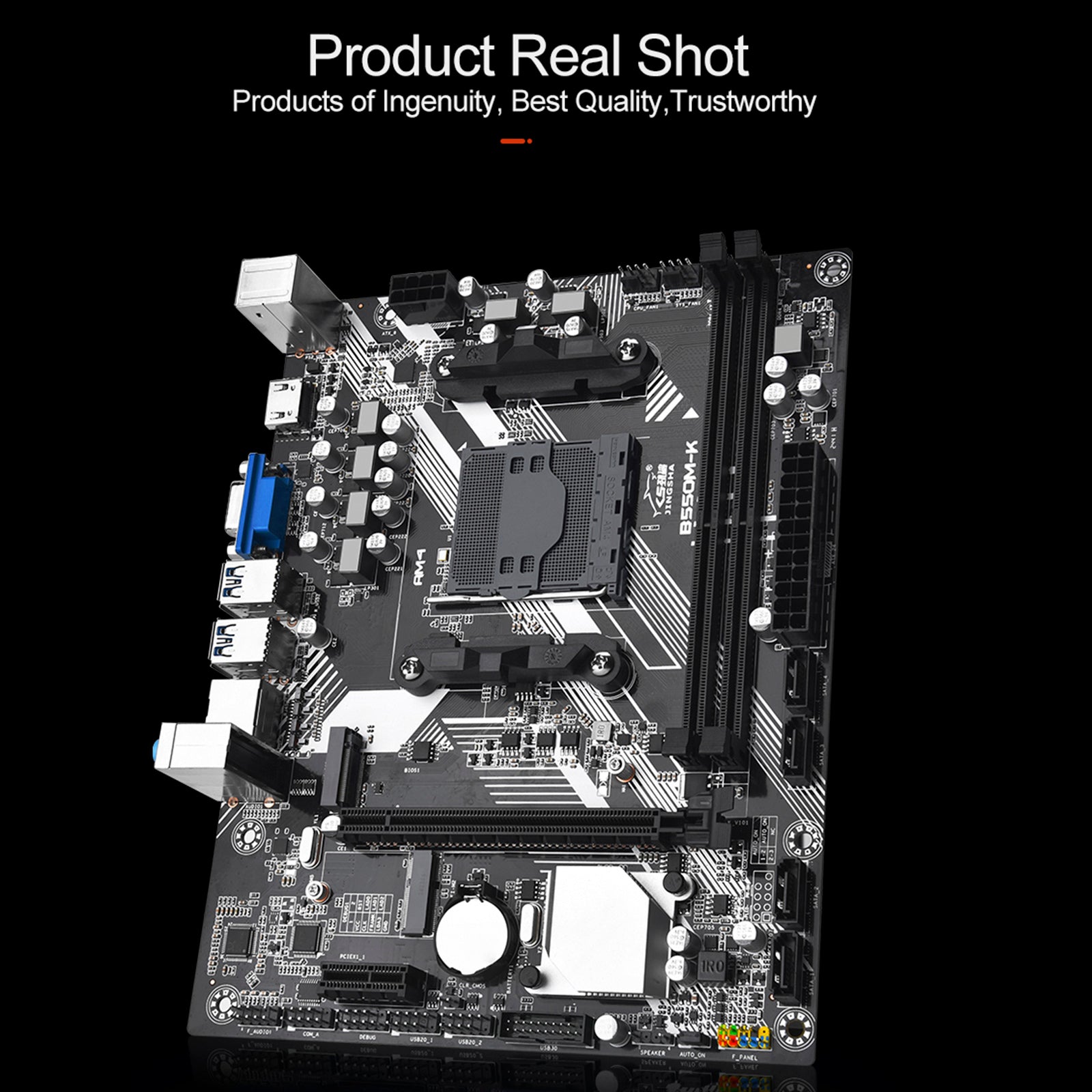 B550M-K Computer Motherboard AM4 Protocol M.2 Hard Drive Ryzen 3-5 Generation