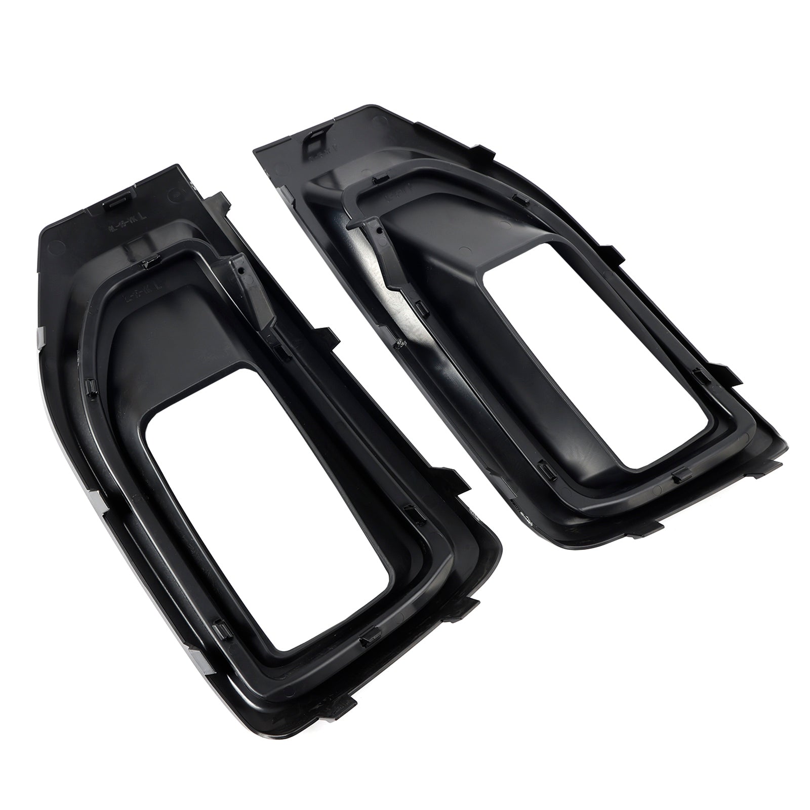 Fog Light Lamp Cover Gloss Black Trim Pair For GMC Yukon / Yukon XL 2015-2020