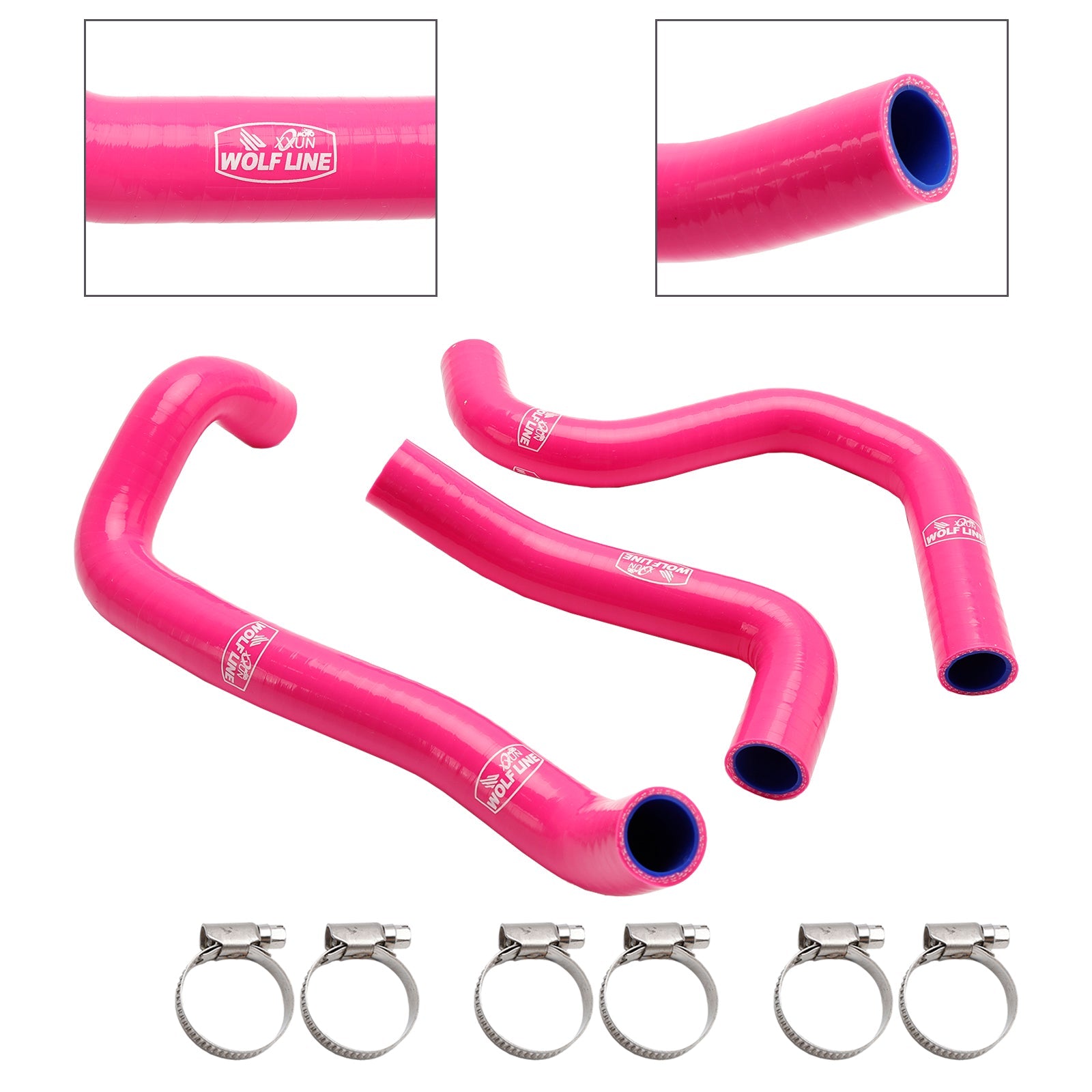 Silicone Radiator coolant Hose kit For Street Triple 765 R RS 2020-2022