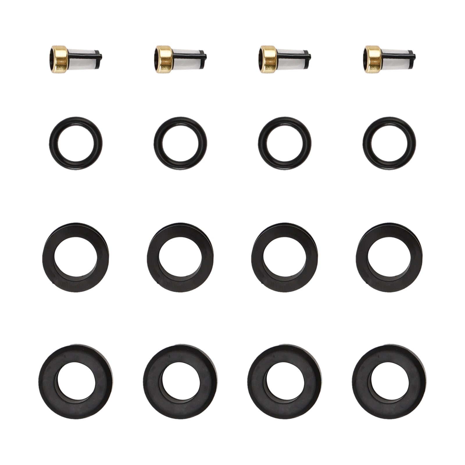 1986-1991 Mazda RX-7 FC 13B Rotary 4PCS Fuel Injector O-Ring Filter Seal