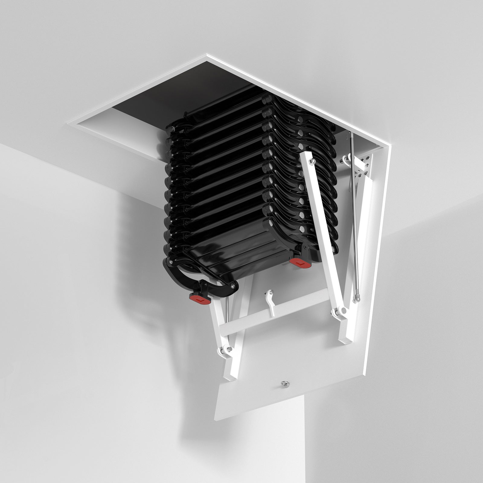 electirc attic ladder Aluminum folding 9.5ft with remote for loft