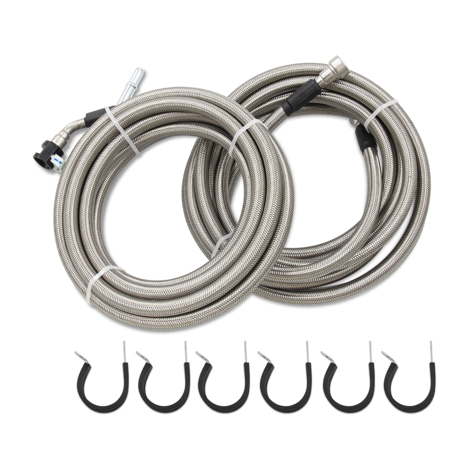 Stainless Steel Braided Fuel Line Kit Quick Fix QFF0015SS For HHR Coba