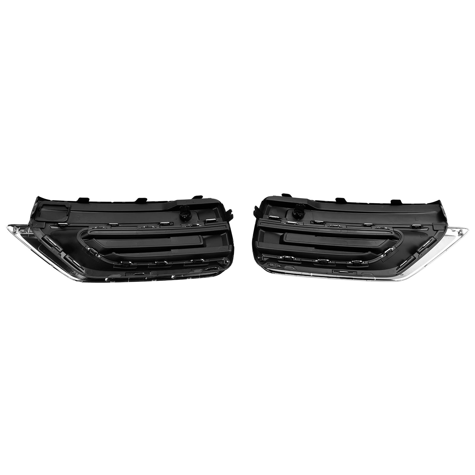 2PCS Front Bumper Fog Light Grille Fog Lamp Grille Fit Volvo XC90 2021-2024