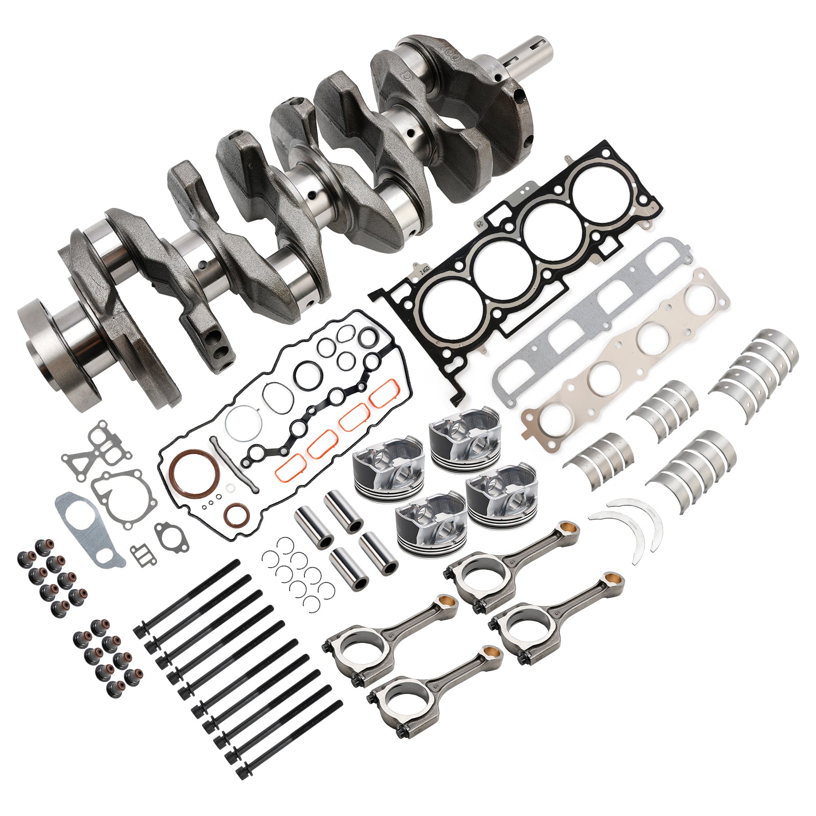 G4KJ 2.4L Engine Overhaul Rebuild Kit Crankshaft Rods for HYUNDAI KIA Sorento