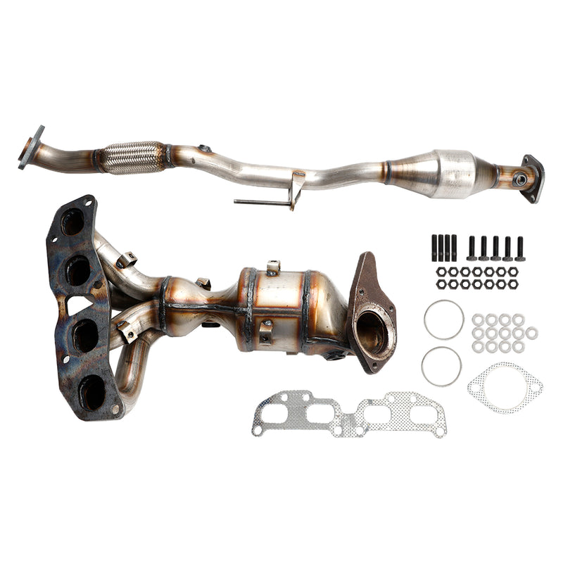 Pair Front Rear Catalytic Converter For 07-13 Nissan Altima 2.5L Direct Fit