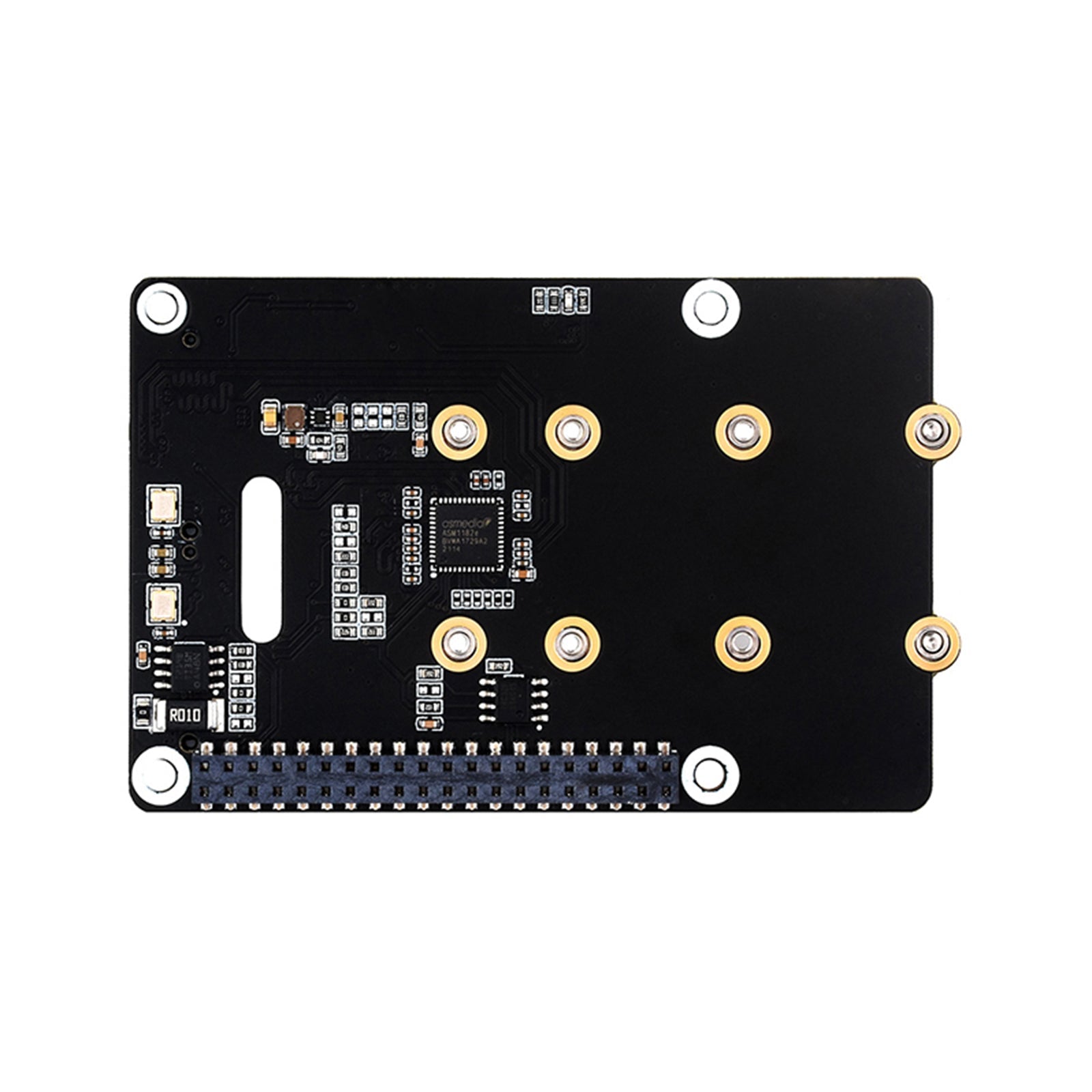 Raspberry Pi 5 PCIe Dual Channel Rotary Board Nvme Protocol Dual M.2 Hard Disk