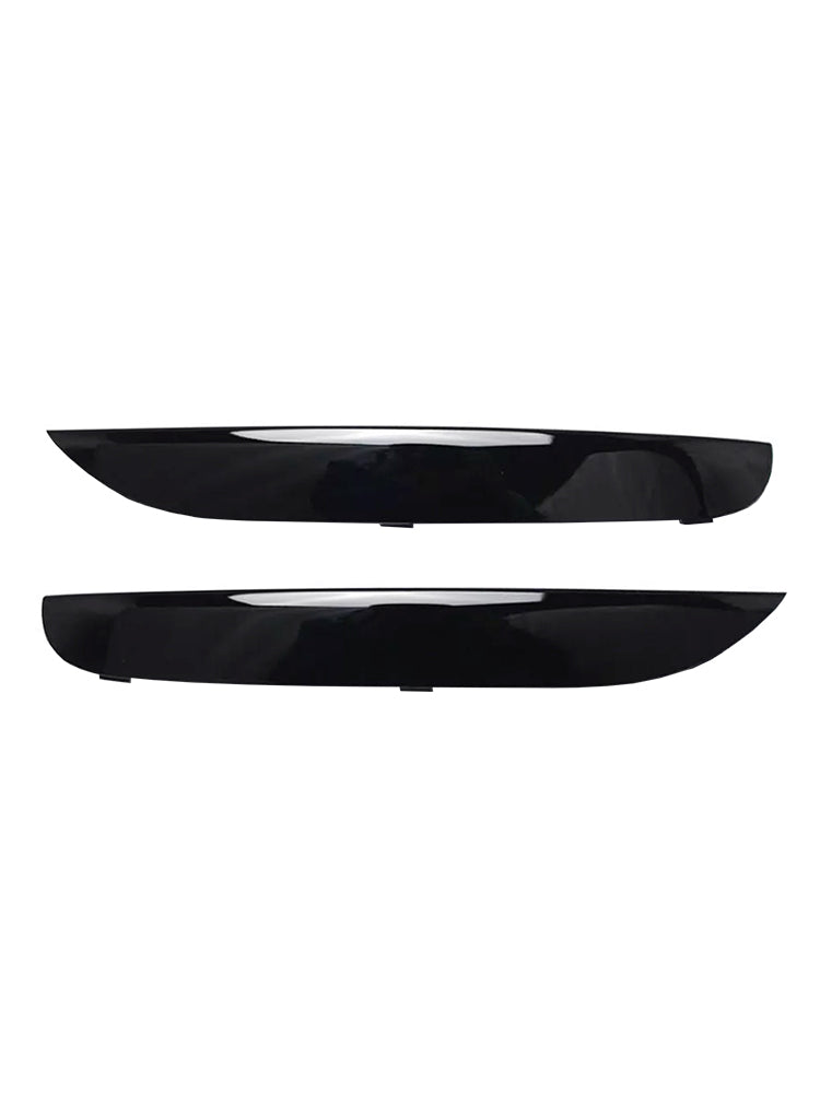 2009-2015 BMW 7 Series F01 F02 2x Front M Sport Bumper Moulding Trims