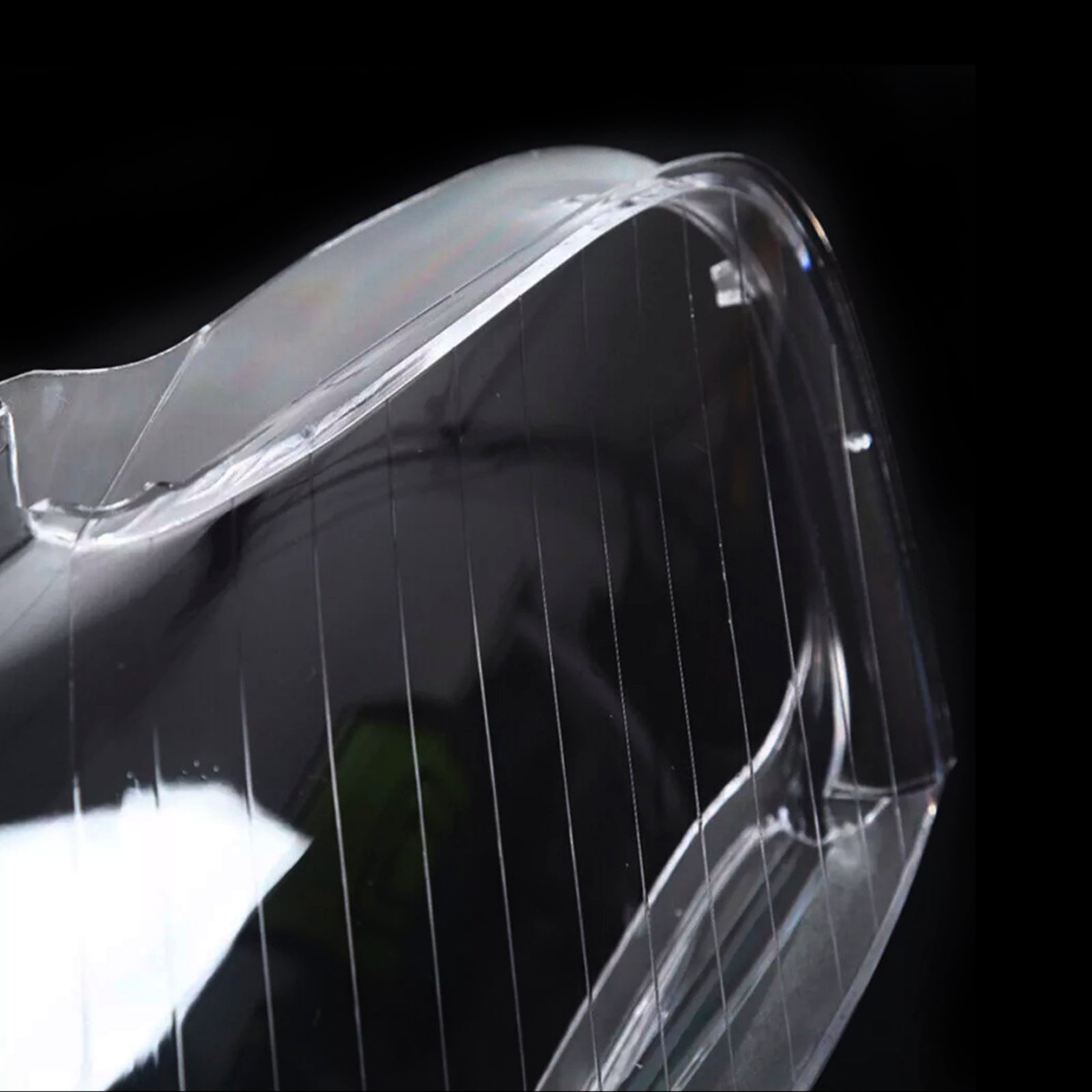 2005-2008 Audi A4 B7 8E 2PCS Front Headlight Glass Clear Cover