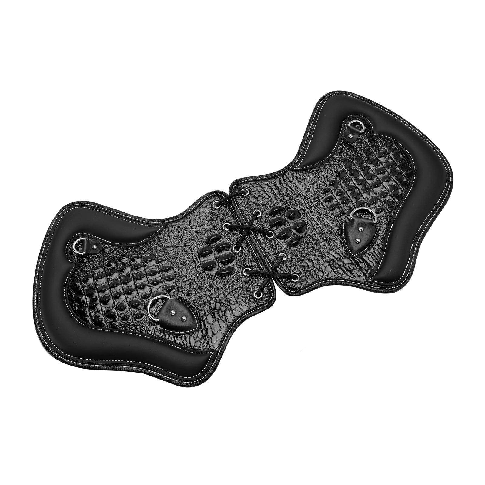 1985-2017 Touring, Softail, Dyna or Sportster Bikes Pair Cnc Heat Shield Saddle Protector Blackb Brown