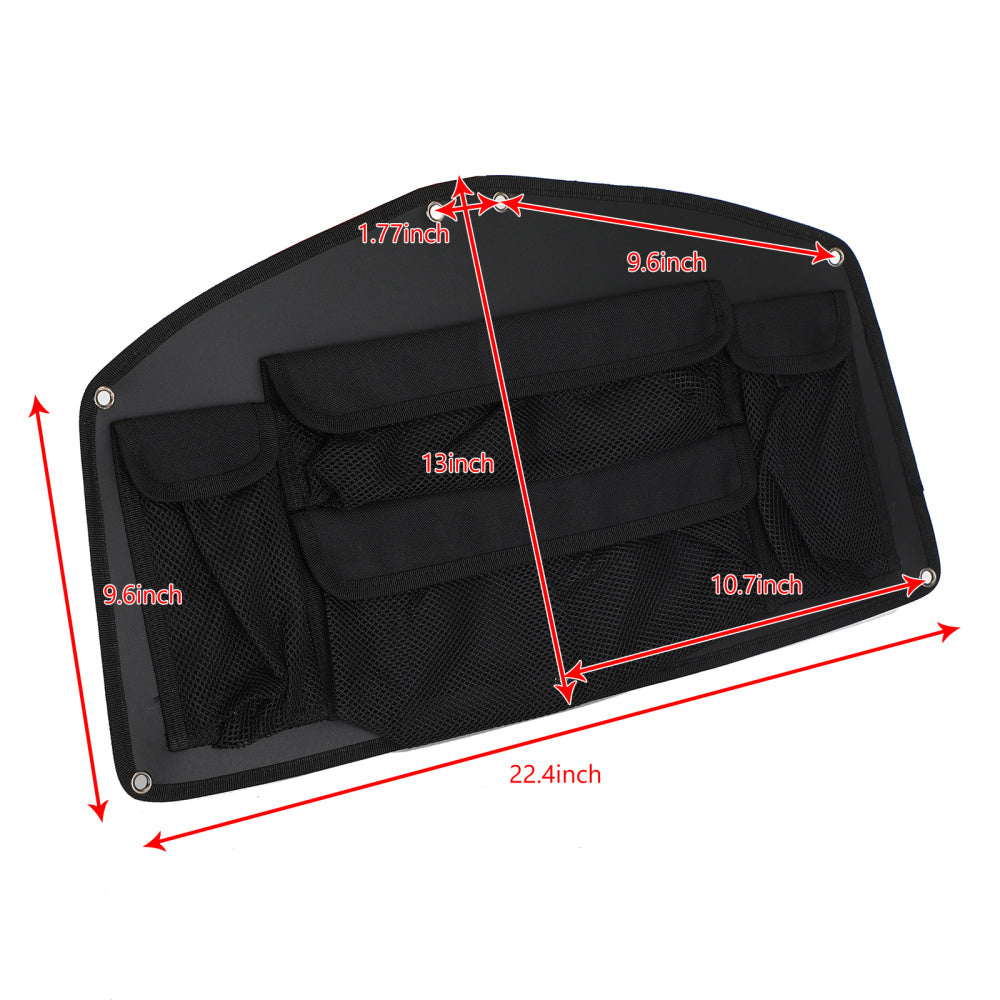 Saddlebag Black Storage Bag Large Fits For Honda Gold Wing Gl1800 2001-2017