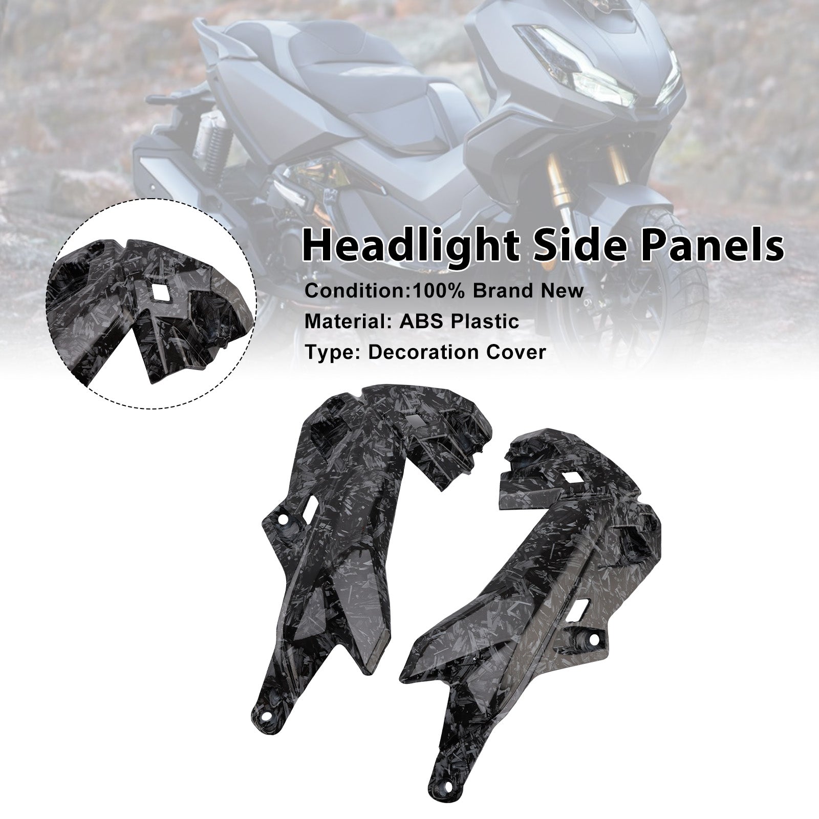 2022-2025 Honda ADV 350 Headlight Side Panels Fairing