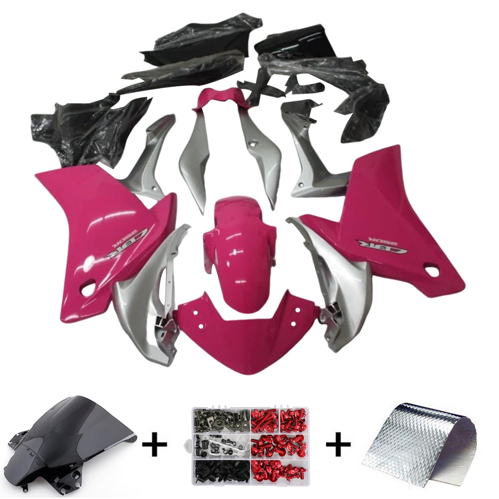 Amatopart Honda CBR250R 2011-2015 Fairing Kit هيكل السيارة بلاستيك ABS