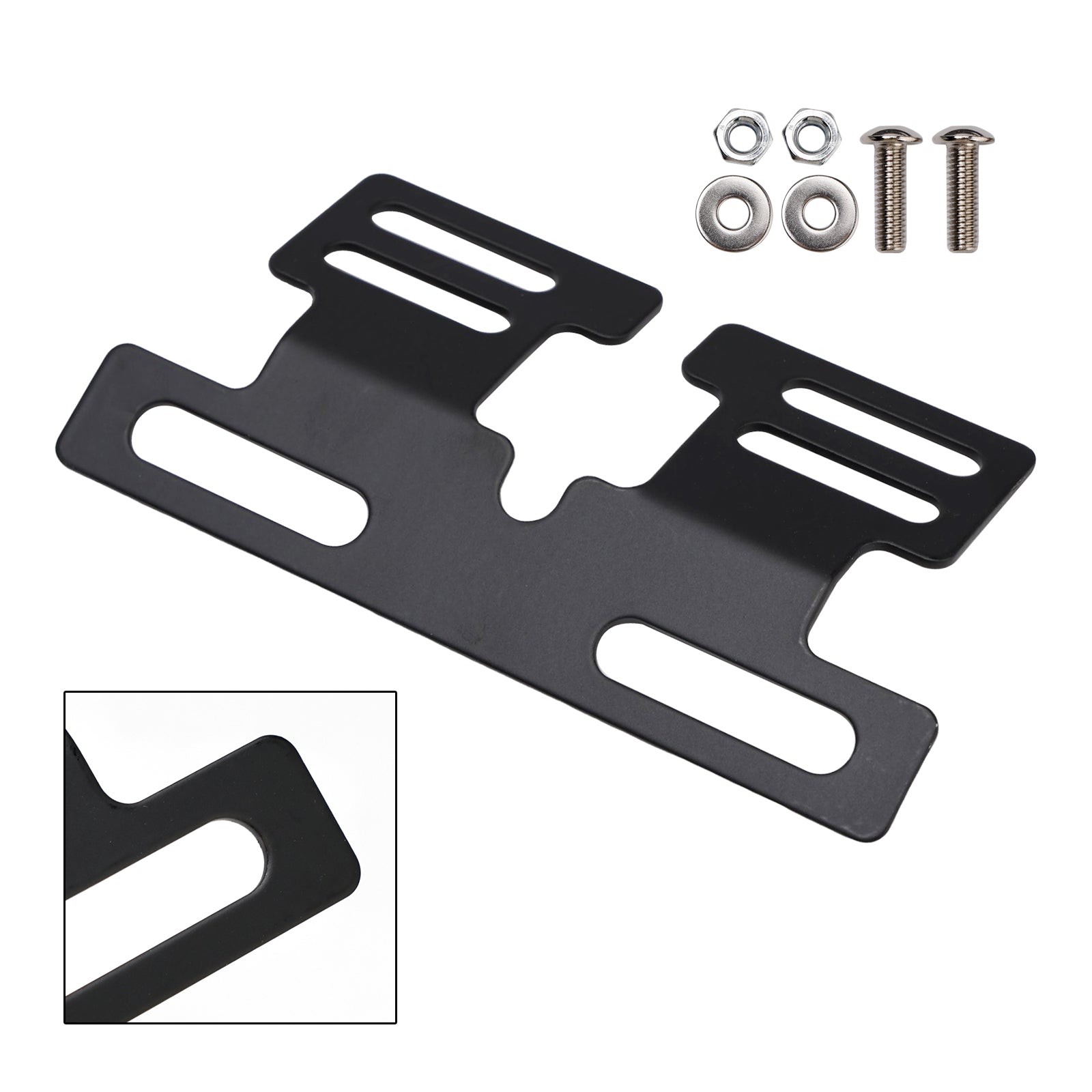 Universal Motorcycle Rear License Plate Holder Support Bracket Mount