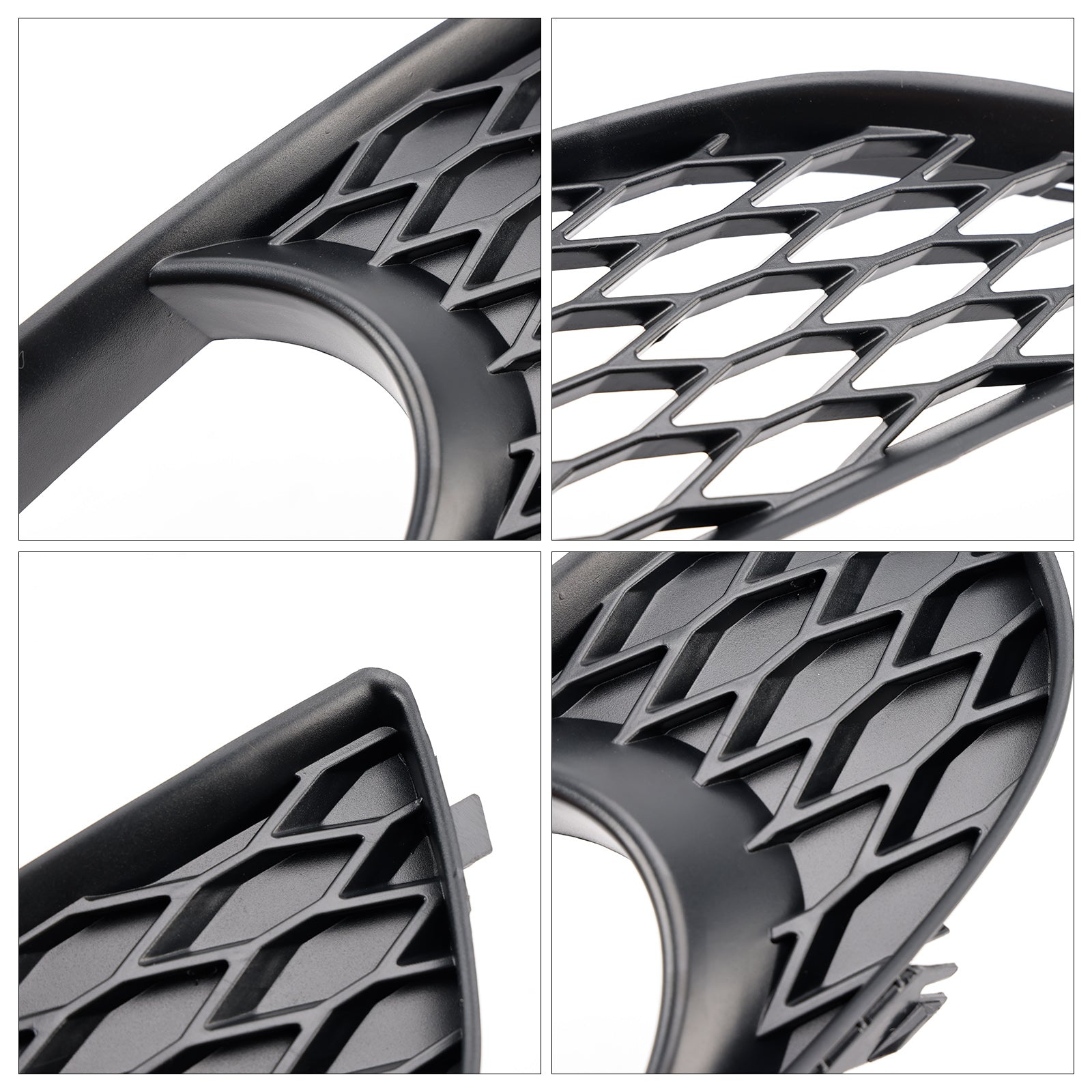 2010-2015 Audi Q7 Sportback 2PCS Front Bumper Fog Light Grill Lamp Cover