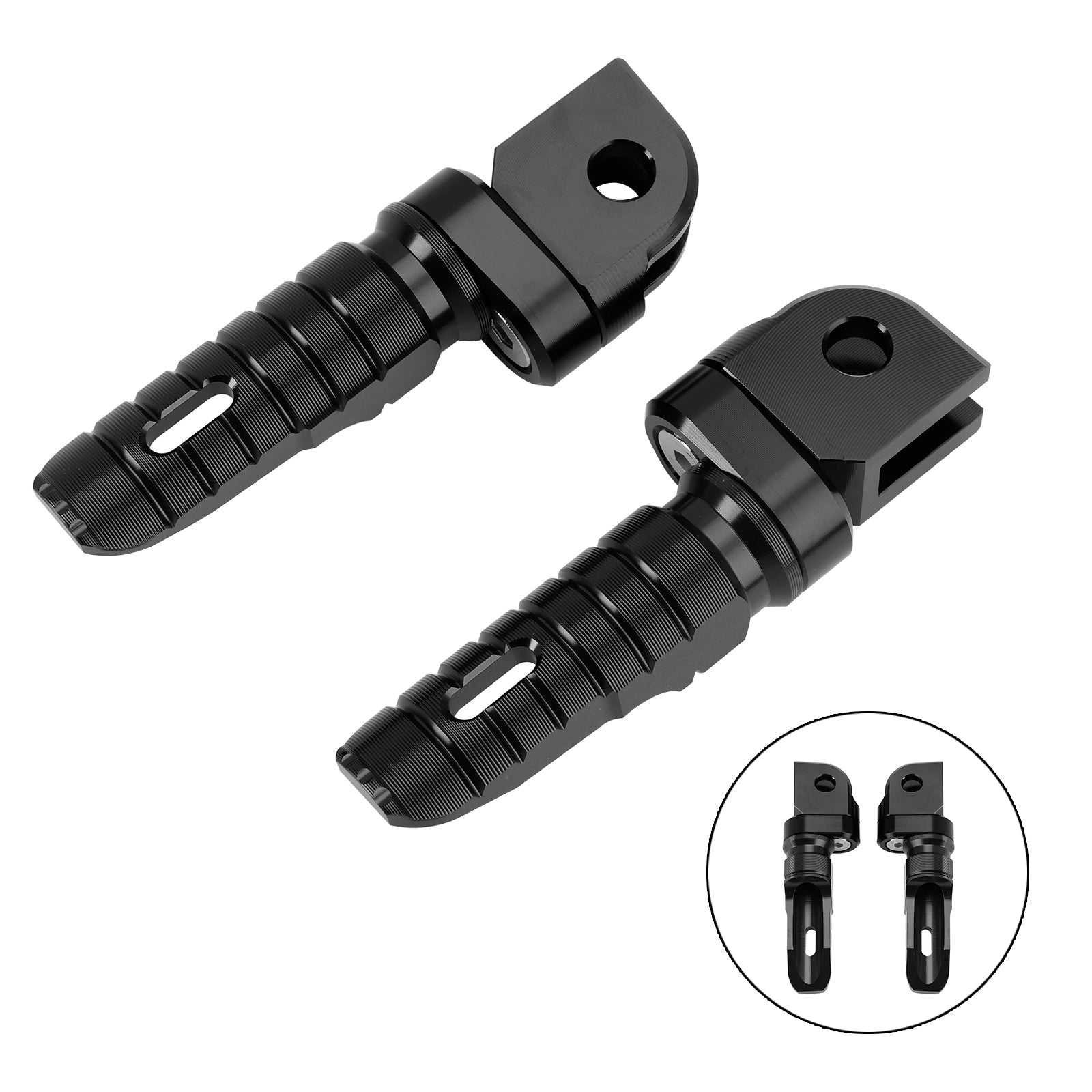 Front Footrests Foot Pegs fit for KAWASAKI ZX-4R ZX-4RR 24-25 NINJA 400 2018-2024