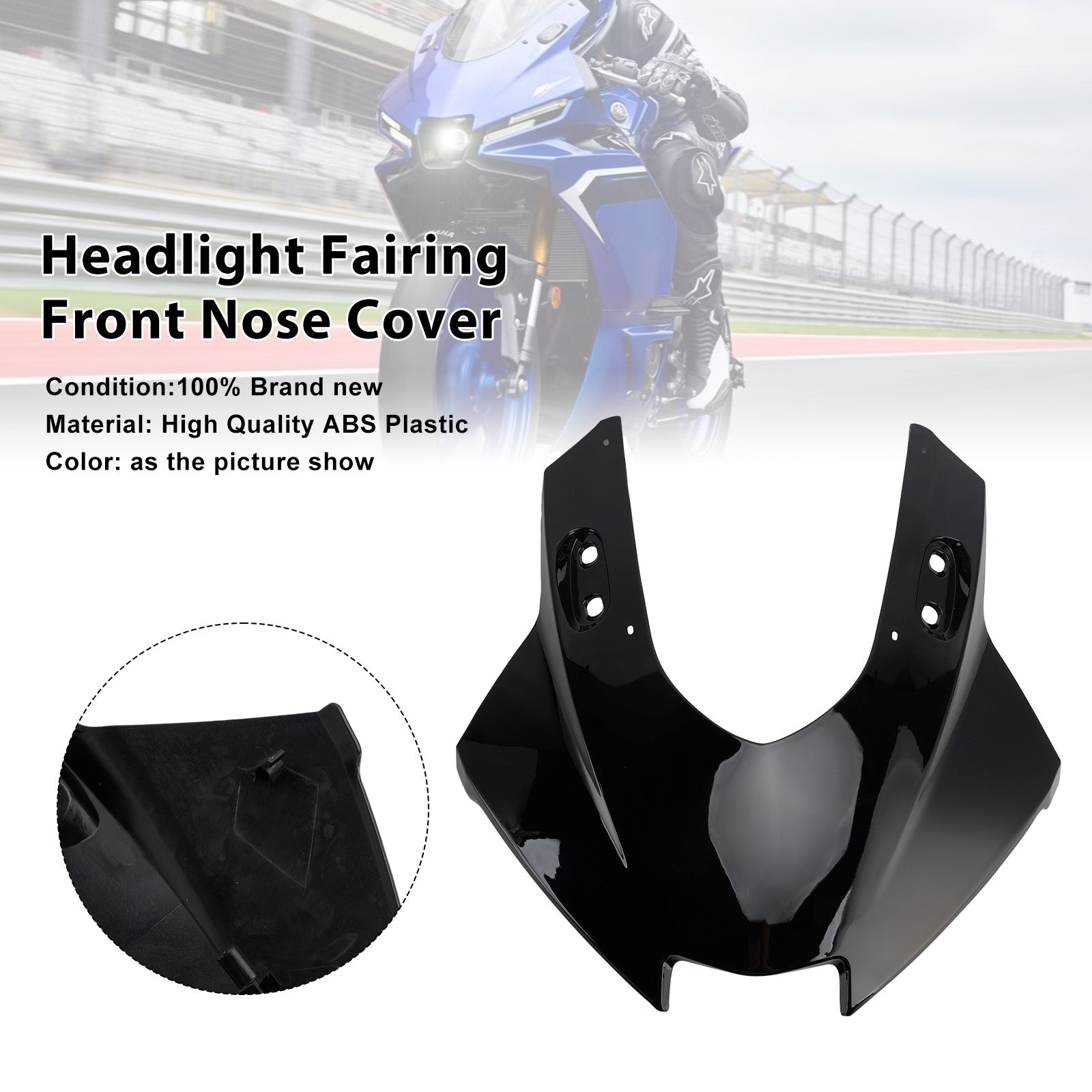 2025-2026 Yamaha YZF-R3 R25 Headlight Fairing Front Nose Cover