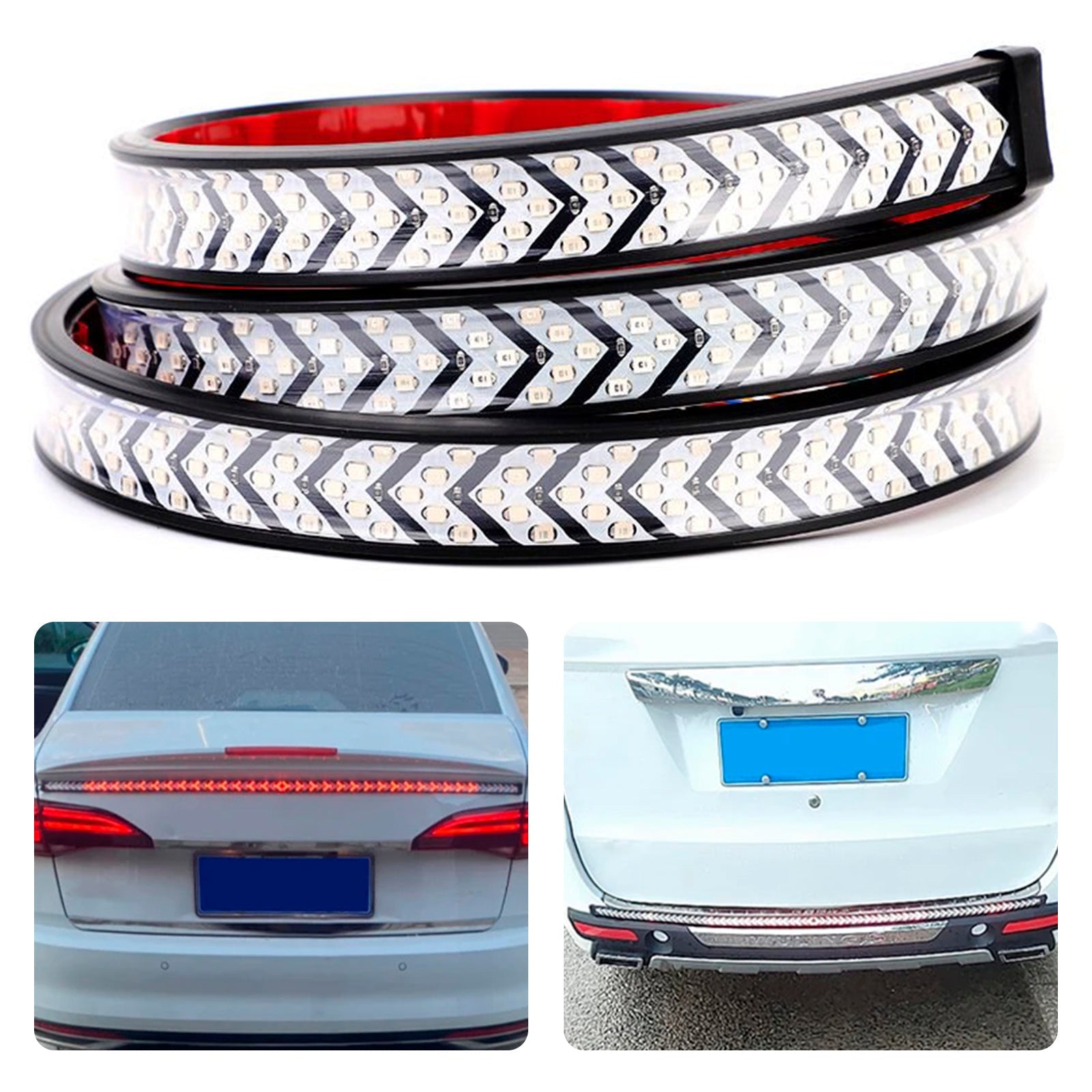 Car Truck LED TailLight Strip Turn Signal Lamp Flowing Dynamic Arrowhead 1 meters