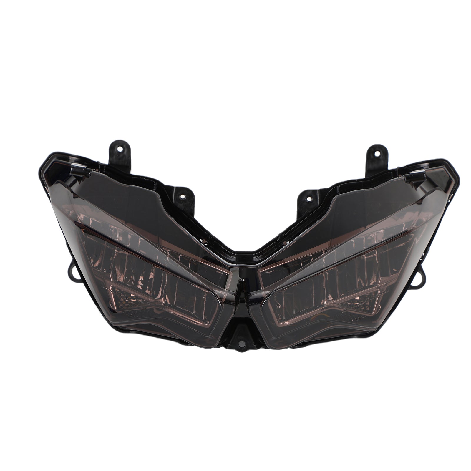 Front Headlight Grille Lamp Grille Protector Smoke For Kawasaki Ninja 400 18-23