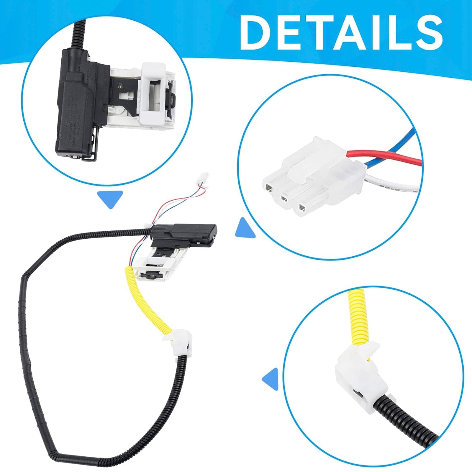 W11307244 W10682535 와셔 뚜껑 잠금 장치 및 W10837741 Maytag용 뚜껑 스트라이크