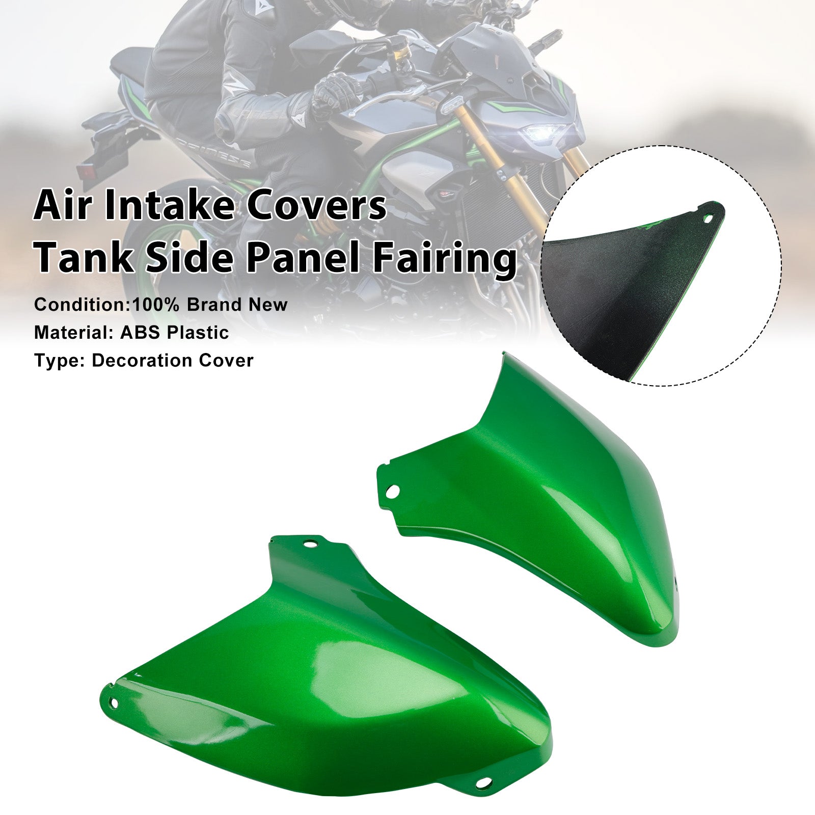 Air Intake Covers Tank Side Panel Fairing For 2025-2026 Kawasaki Z900