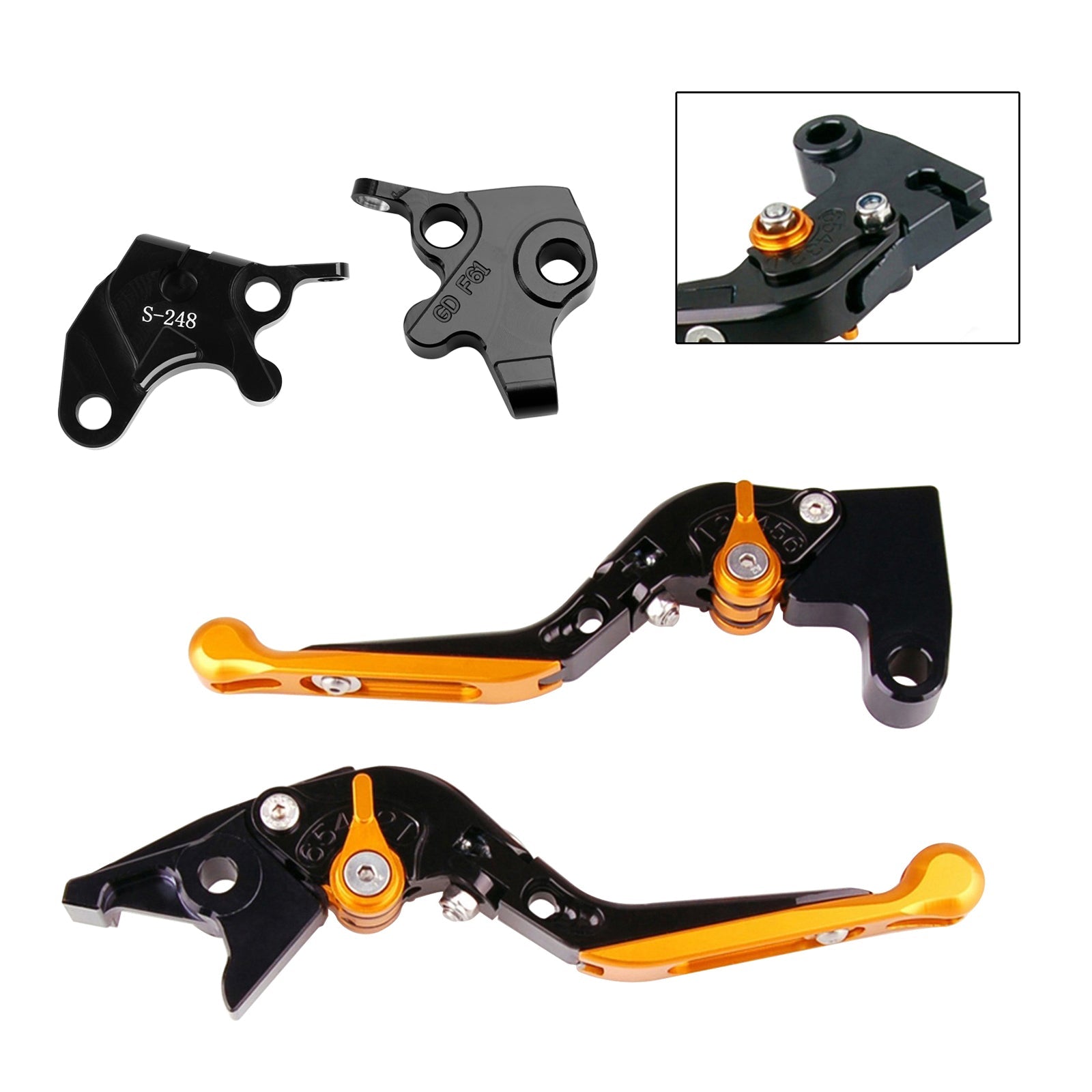 2008-2011 YAMAHA YZF R125 Adjustable Clutch Brake Lever