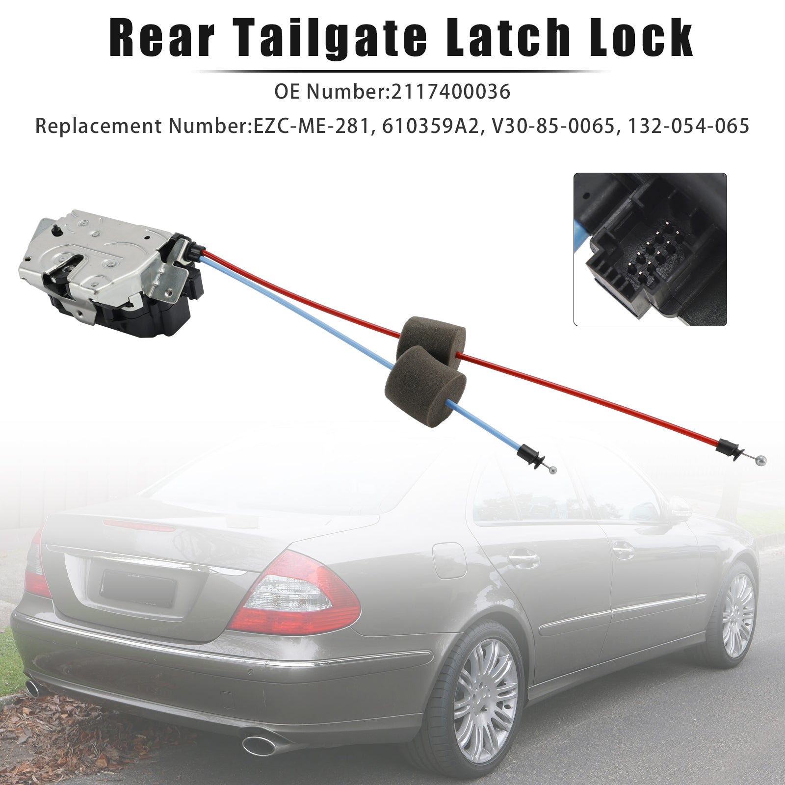 2003-2009 MERCEDES-BENZ E-CLASS T-MODEL (S211) E 270 T CDI Rear Tailgate Latch Lock 2117400036