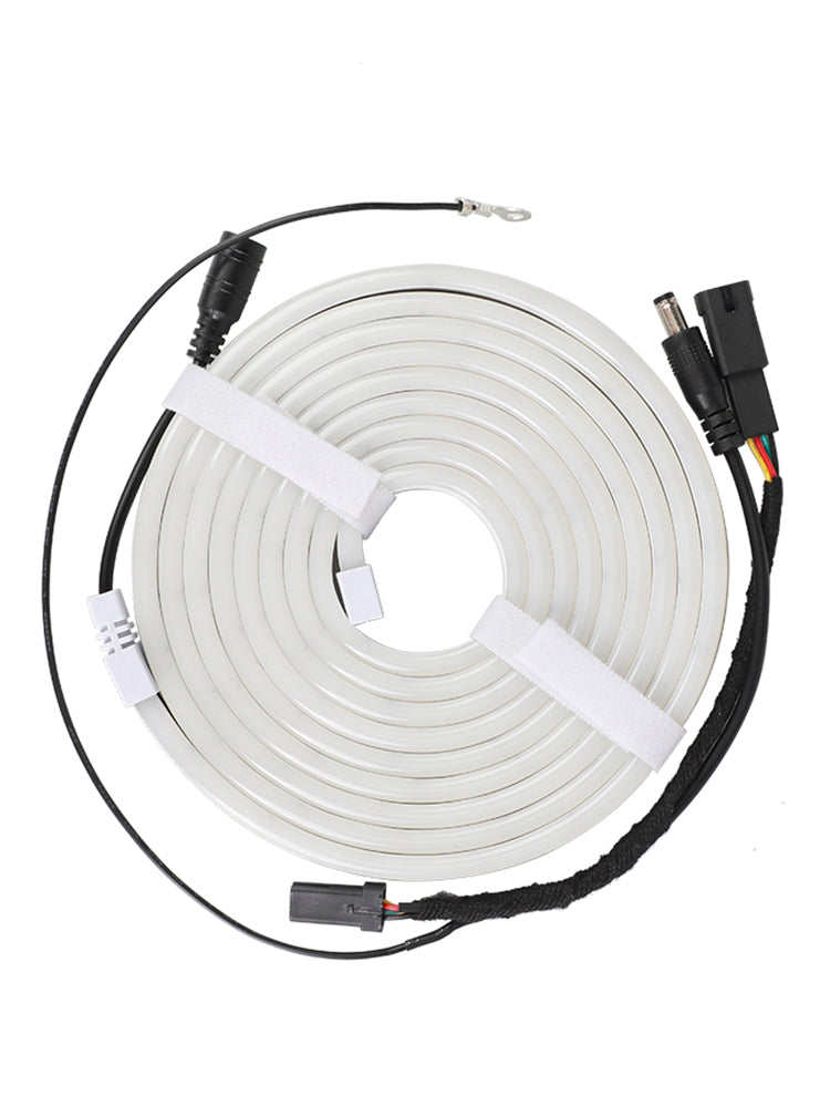 Front Trunk Ambient Atmosphere LED Light Strip Warm Color For Tesla Model 3/Y/S/X