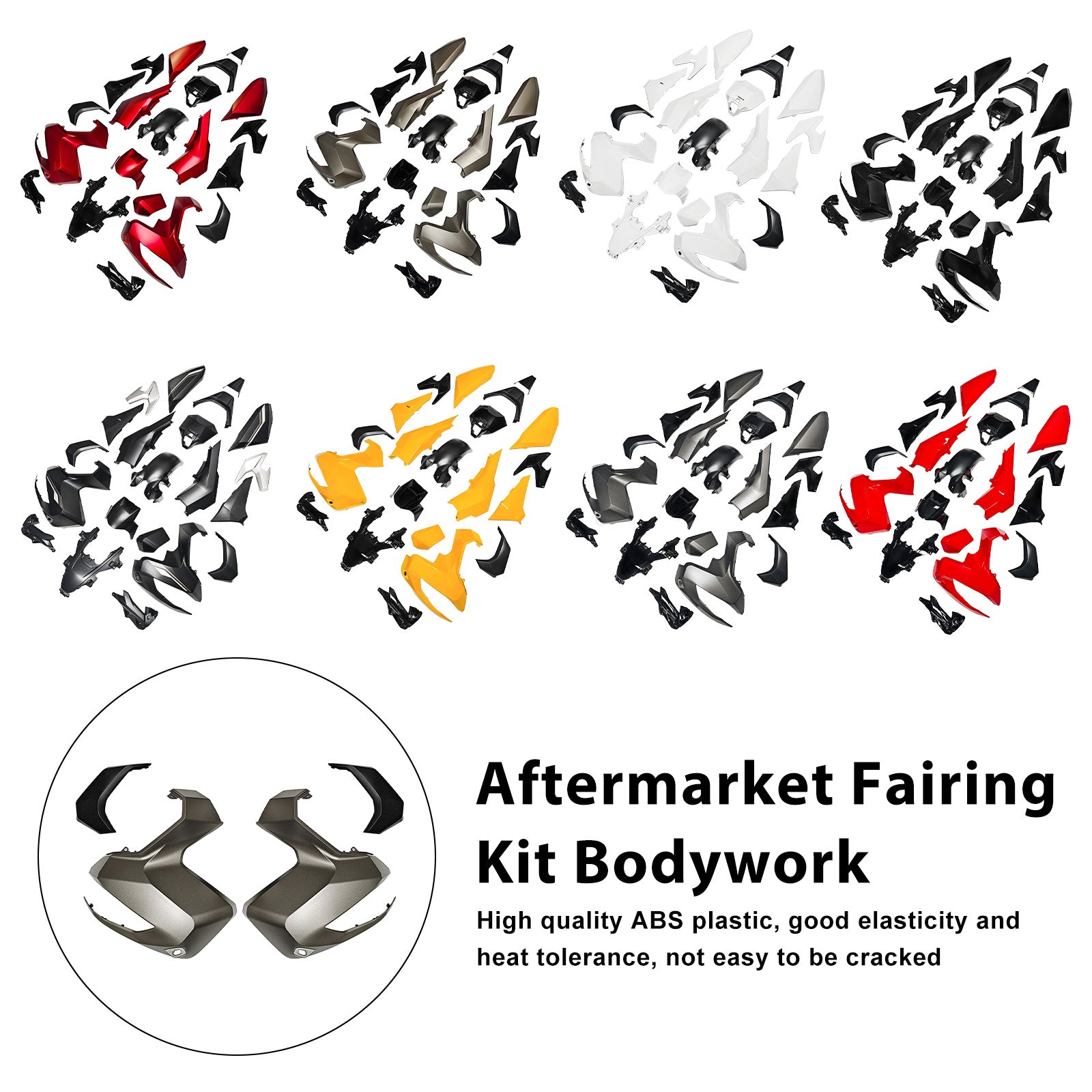 Injection ABS Plastic Bodywork Fairing Kit for 2022-2026 Honda ADV350  8 Colors