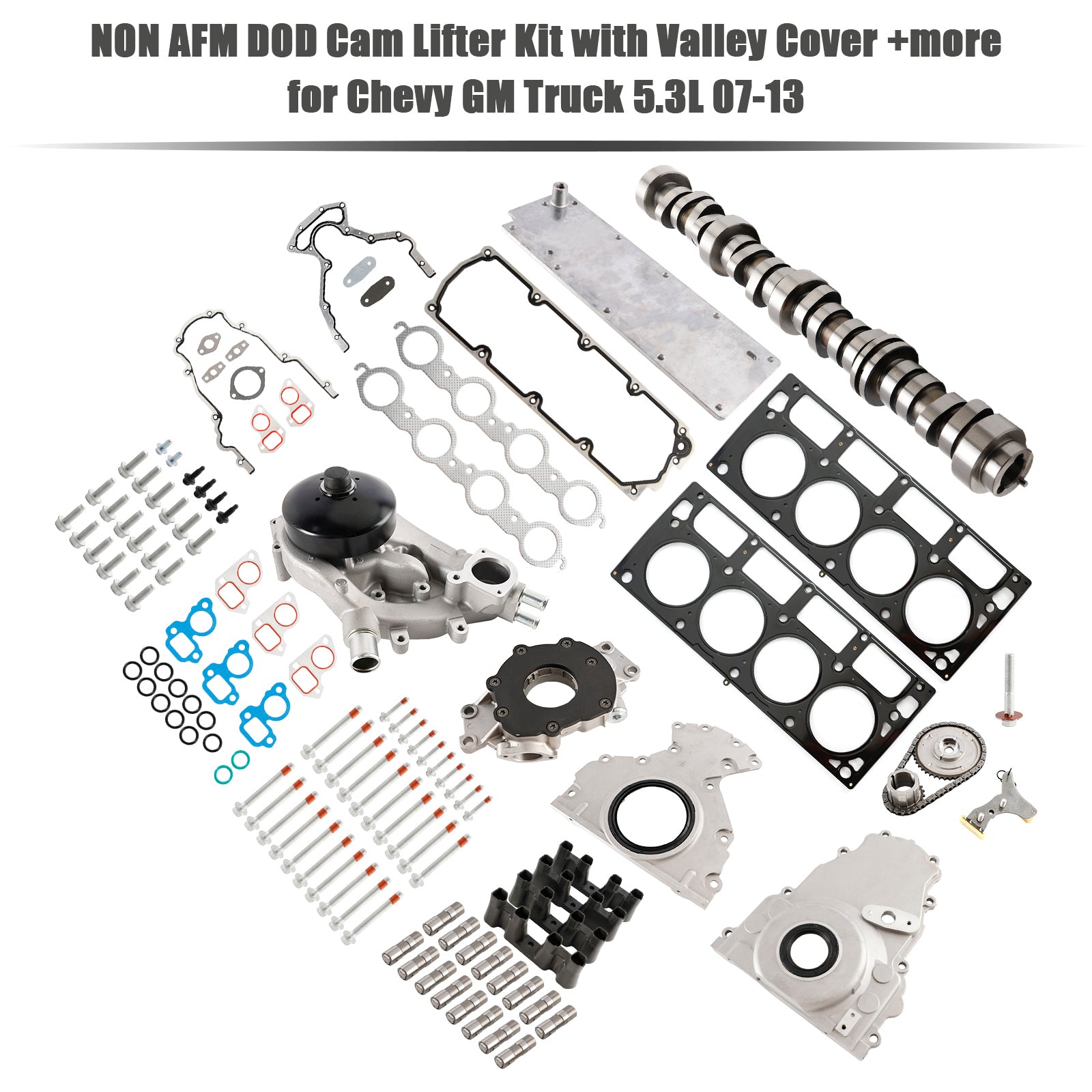 2005 GMC ENVOY XUV 5.3L 5328CC 325CID V8 OHV NON AFM DOD Cam Lifter Kit with Valley Cover +more