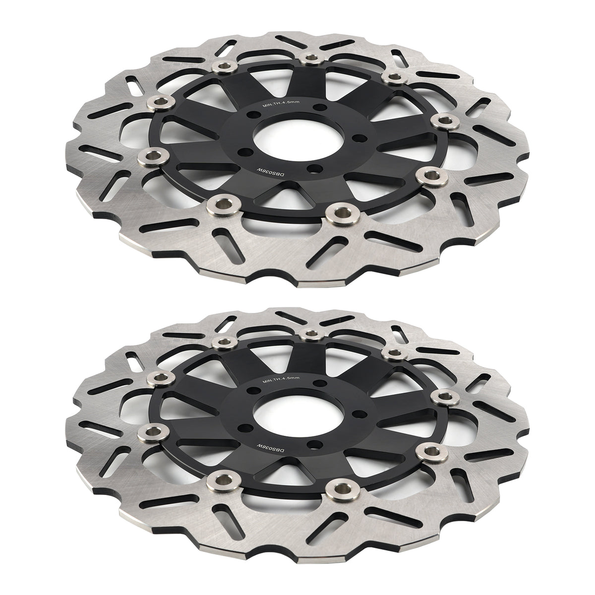 1991-1999 Kawasaki ZR 750 Zephyr Pair of Front Wave Brake Discs