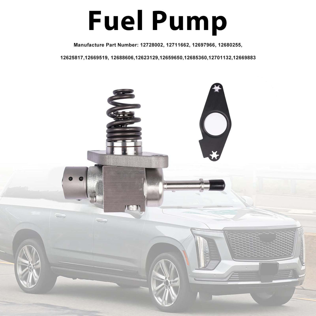 High Pressure Fuel Pump 12728002 fit Chevy 4.3L 5.3L 6.2L V6 V8 2014-2021