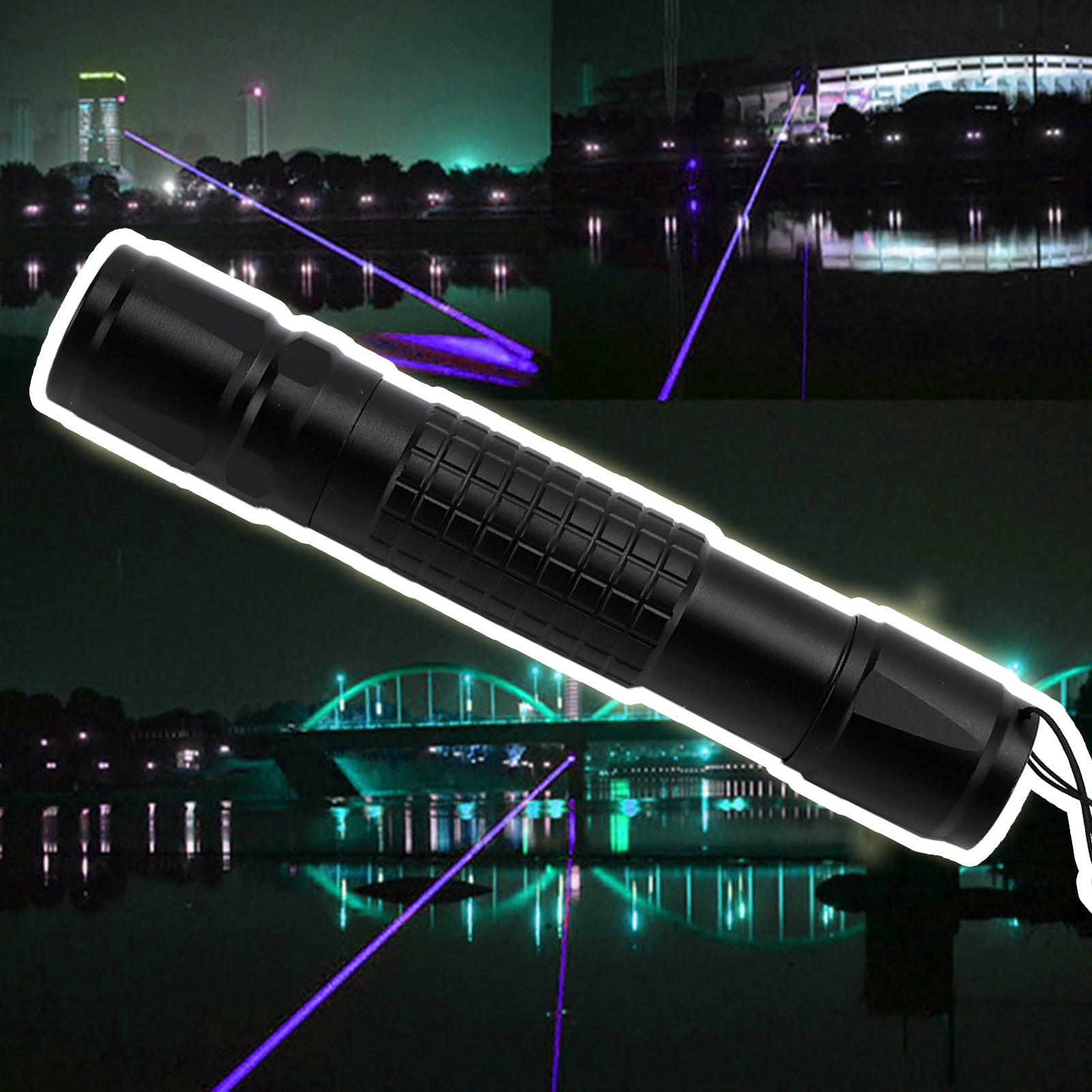 5MW 405NM Azul Púrpura Puntero Láser Pluma Luz de Haz Visible