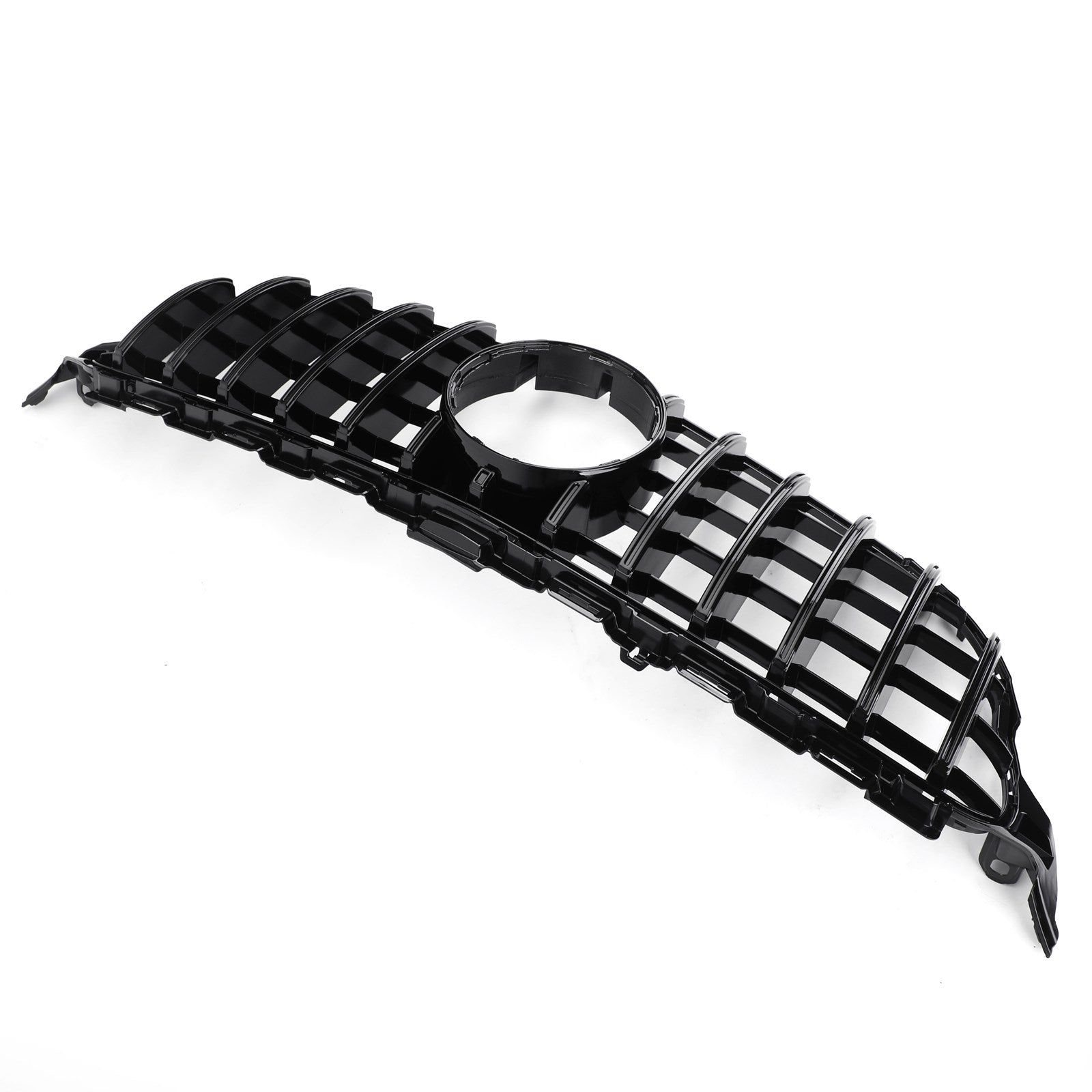 2015-2018 Mercedes Benz C-Class W205 C205 A205 C200 250 300 350 C43 GTR Style Front Bumper Grill Replacement Black Grille