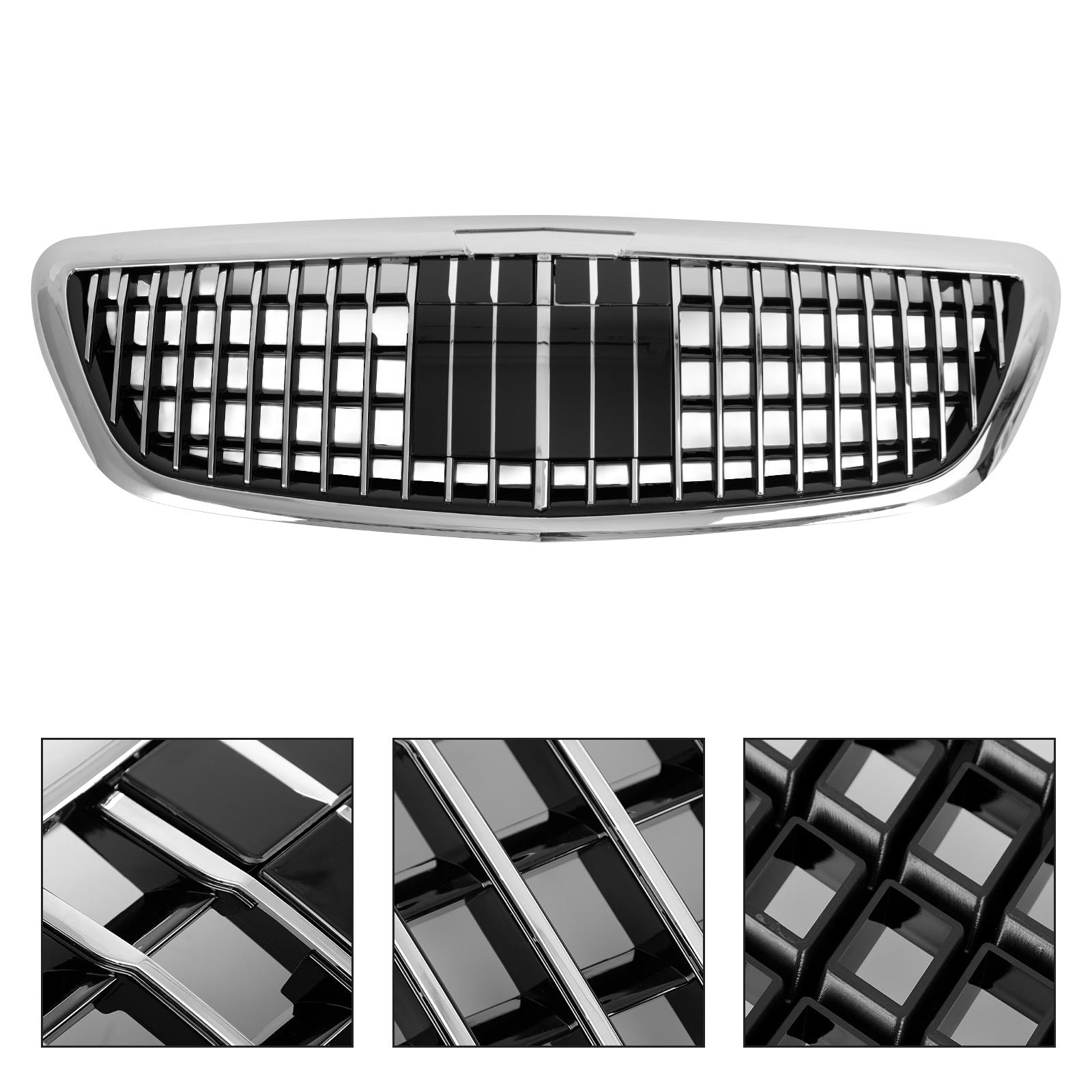 Front Bumper Upper Grille Grill fit Mercedes Benz W222 S class 2014-2020 with ACC