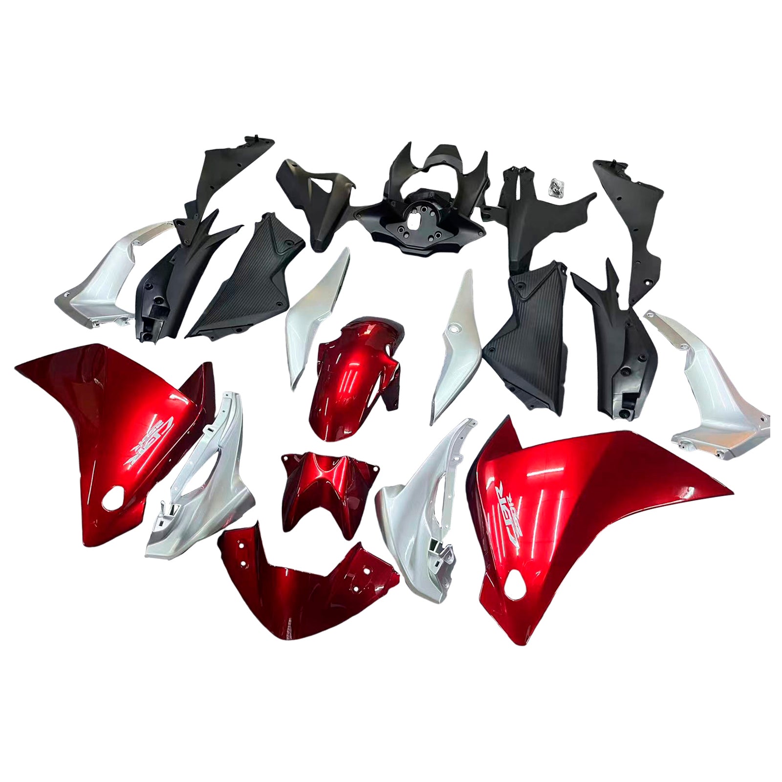 Fairings 2011-2015 Honda CBR250R Red Silver CBR  Generic
