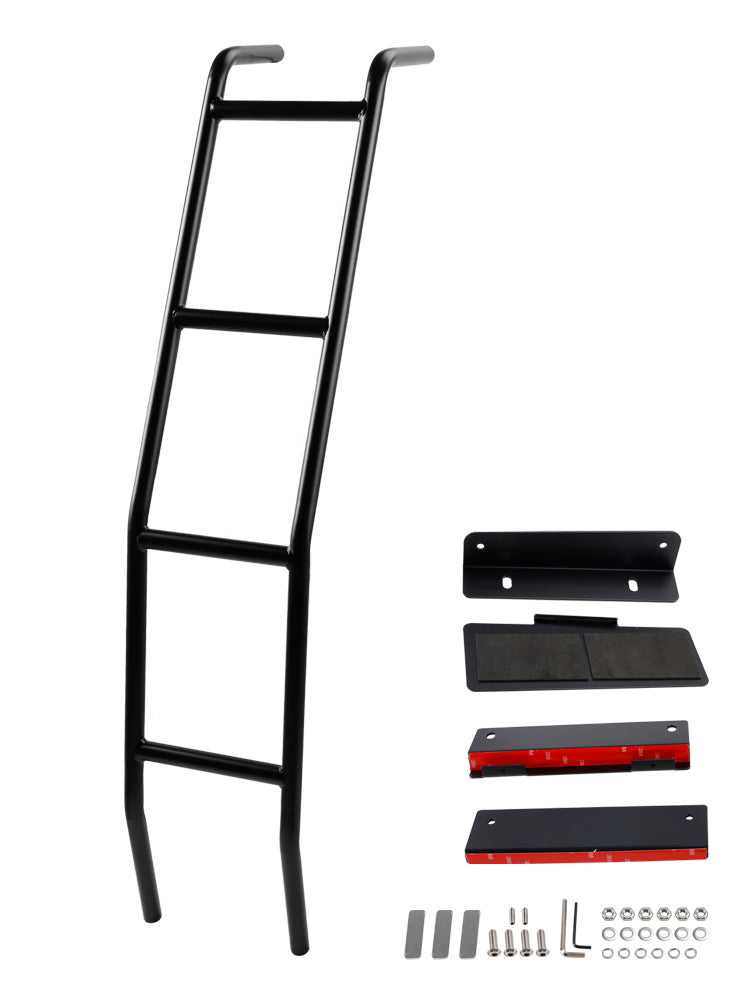 Tailgate Hatch Ladder Accessories Black For Toyota 4Runner 5th Gen 2010-2024