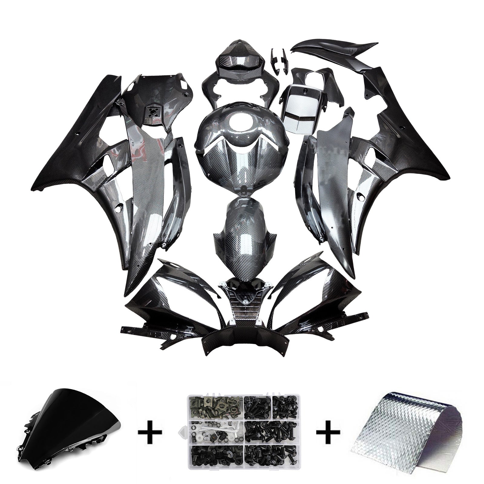 Injection Fairing Kit Bodywork Plastic ABS For Yamaha YZFR6 YZF-R6 2006-2007