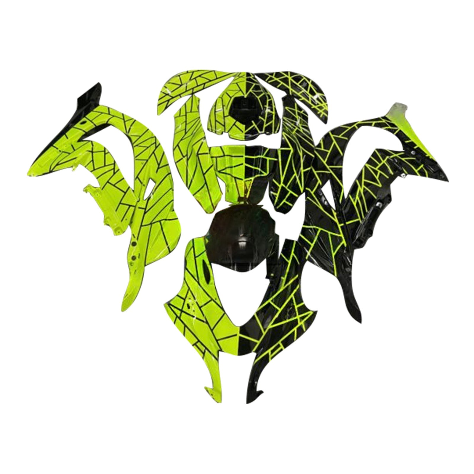 Injection Fairing Kit Bodywork Plastic ABS fit For Kawasaki ZX10R 2016-2020