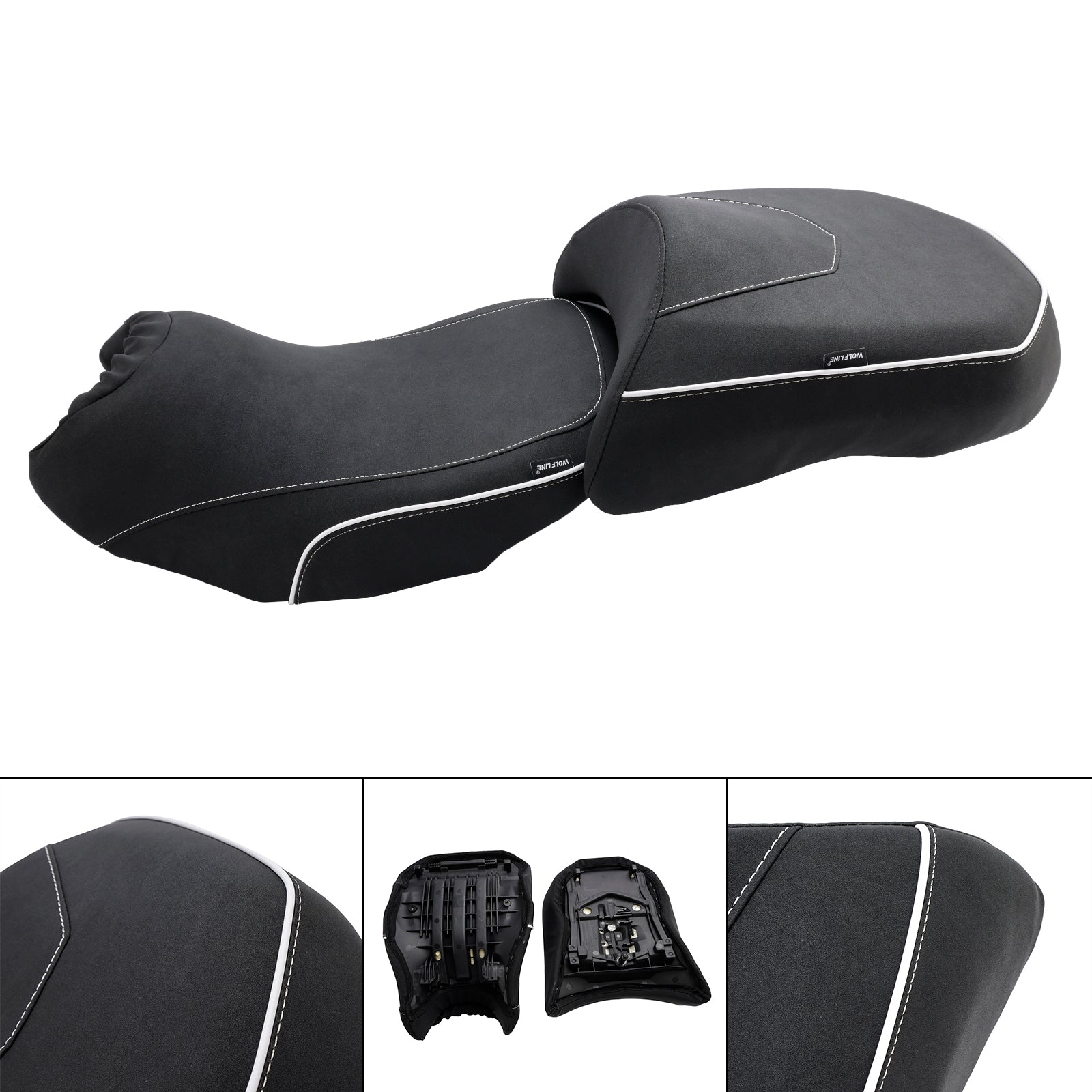 2019-2023 BMW R1250GS/GS ADV Replace Front Rear Driver Passenger Seat Black