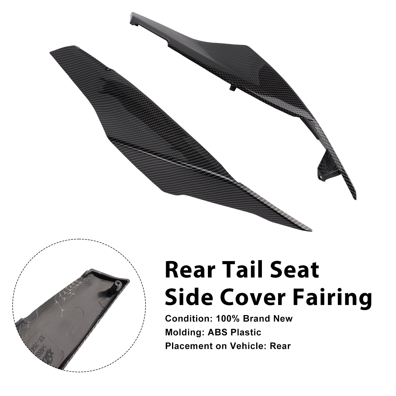 2024-2025 Aprilia RS457 RS 457 Rear Tail Seat Side Cover Fairing