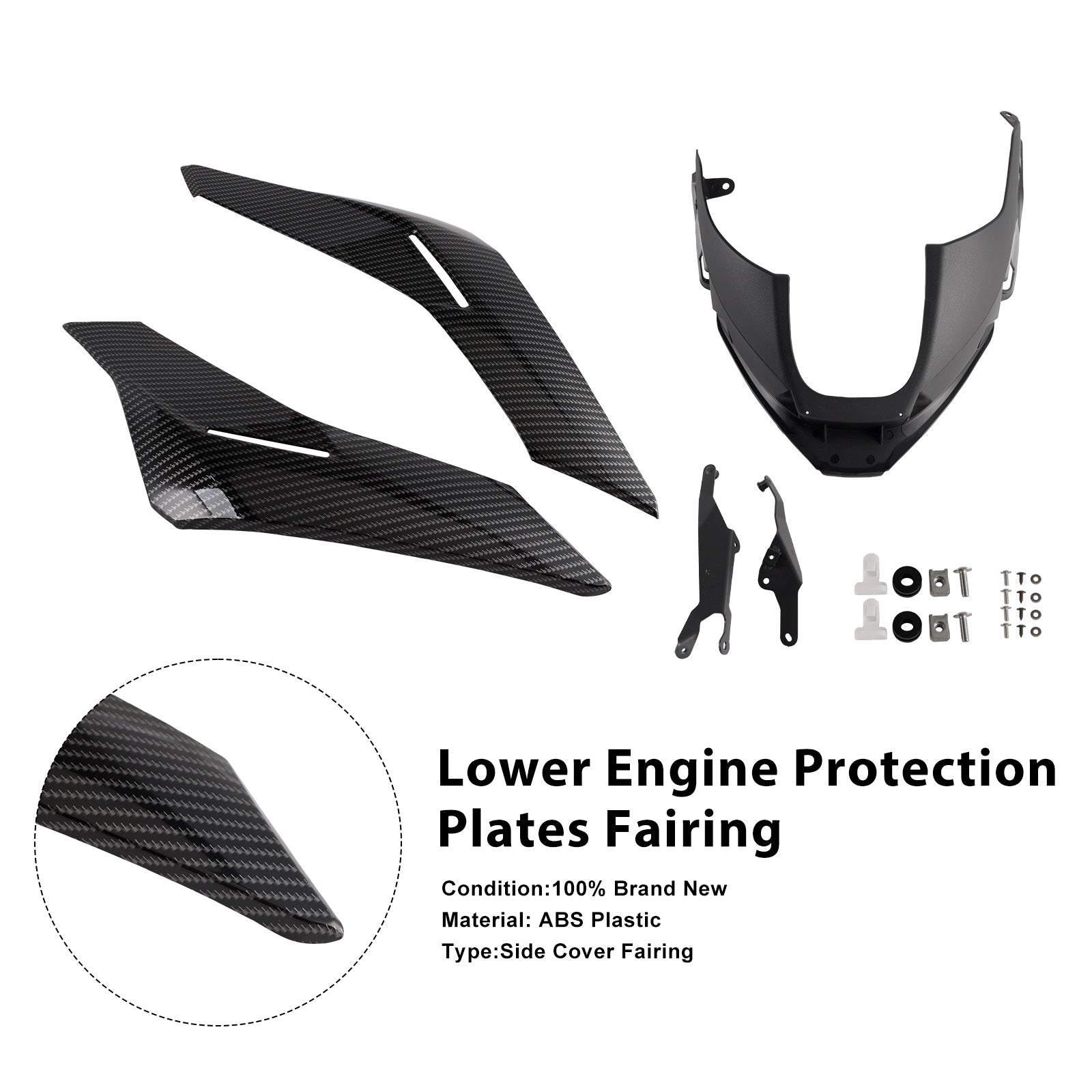 2023-2025 Street Triple 765 R/RS Engine Lower Belly Pan Panels Guard Fairing