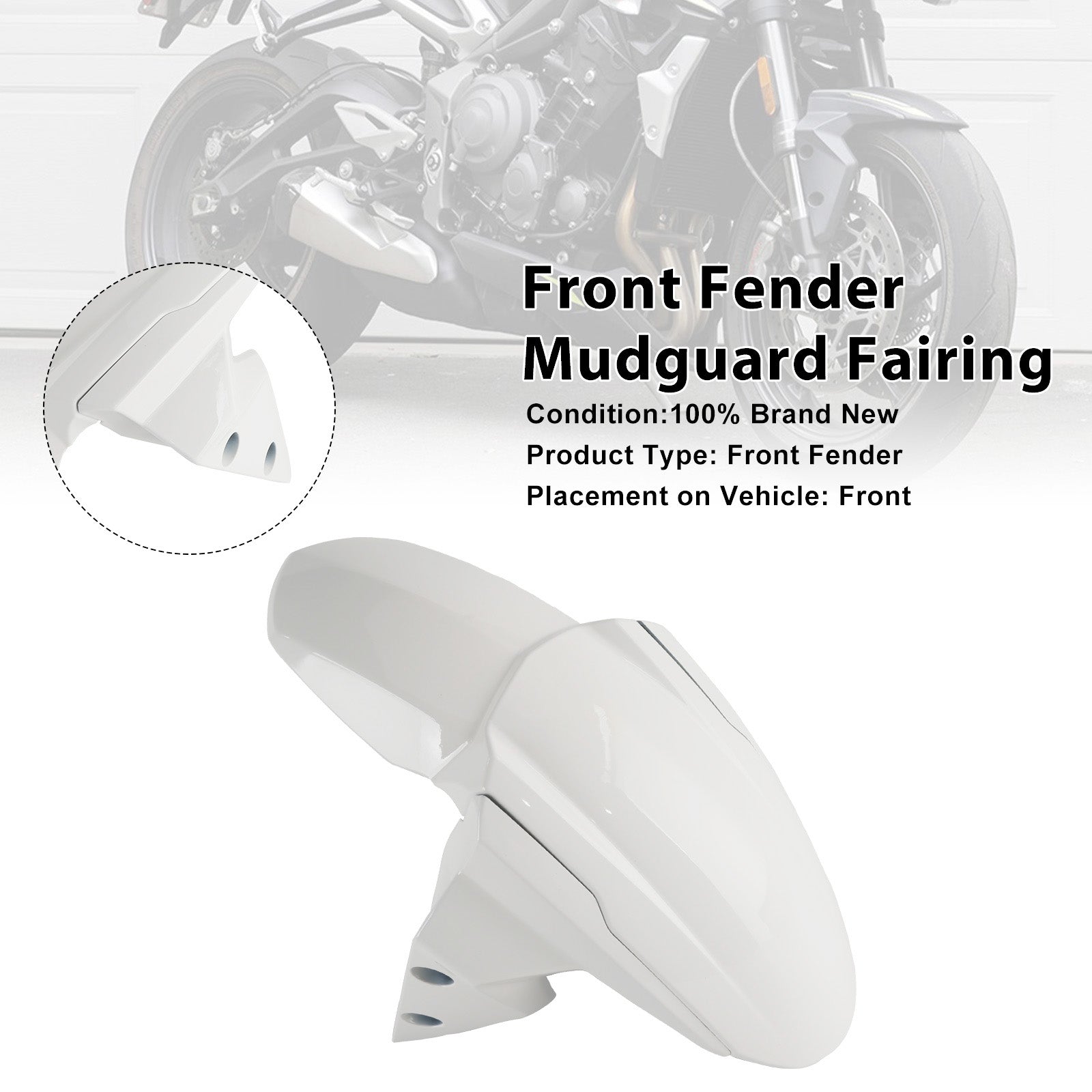 2020-2025 Street Triple 765 R RS Front Fender Mudguard Fairing