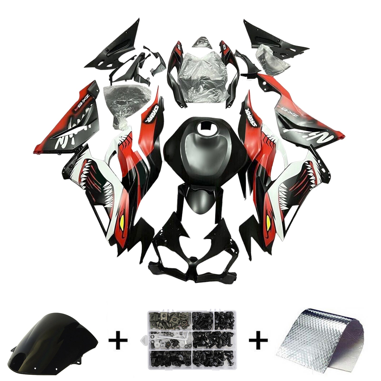 Kawasaki ZX6R 2019-2023 Fairing Kit Bodywork Plastic ABS