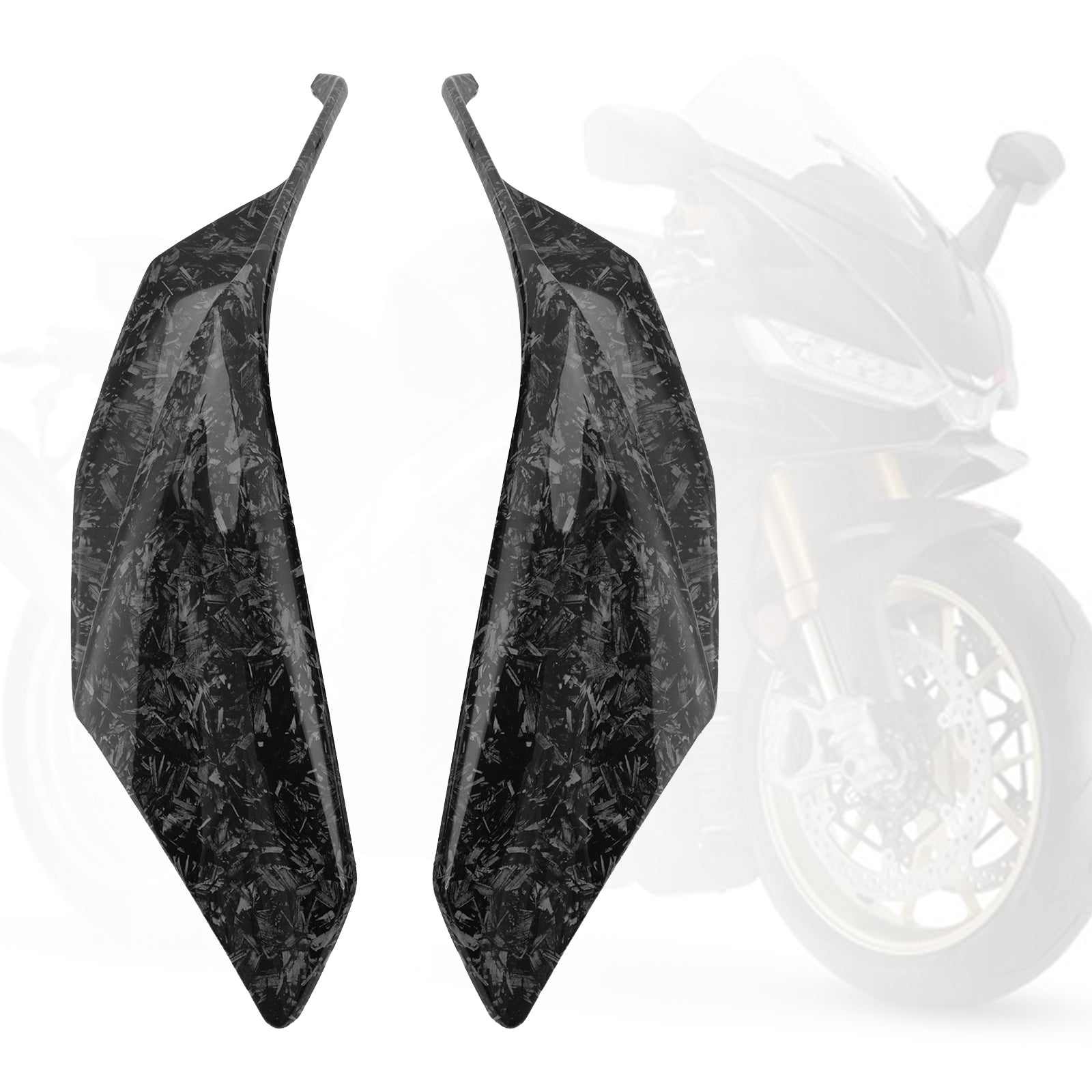 2021-2024 Aprilia RSV4 Air Deflector Spoiler Side Fairing Part Kit Panels