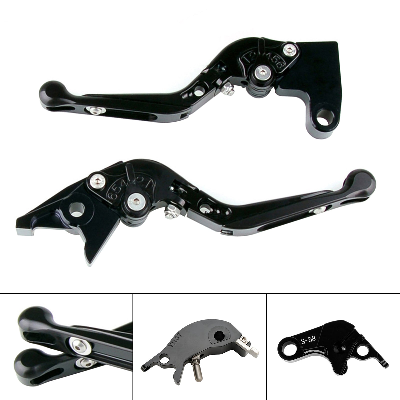 Adjustable Clutch Brake Lever fit for YAMAHA YZF R7 MT-10/SP FZ-10/SP 2022-23