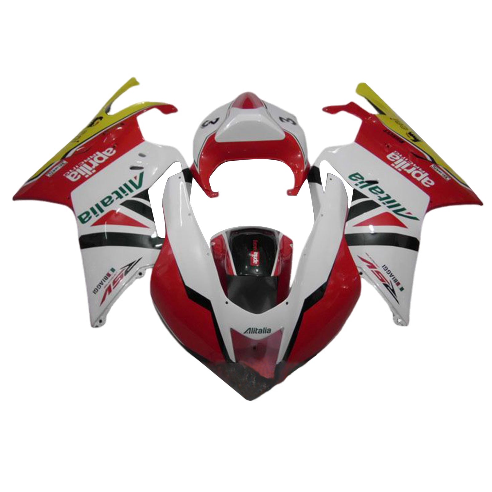 Amotopart Aprilia RSV1000 2003-2006 Kit Carenado Carrocería Plástico