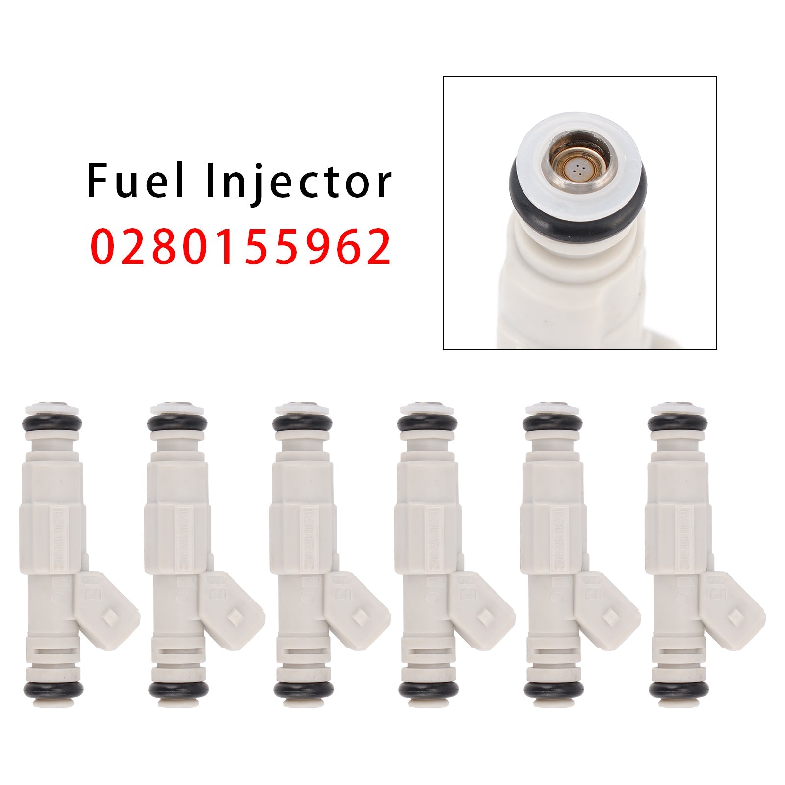 6Pcs Fuel Injector For Mazda B4000 Ford Ranger Explorer 4.0L 98-01 0280155962